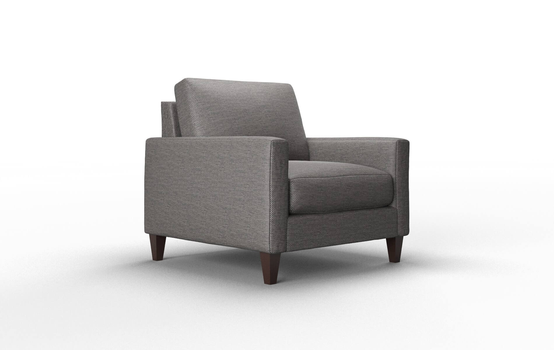 Cannes Oscar Charcoal Chair espresso legs 2