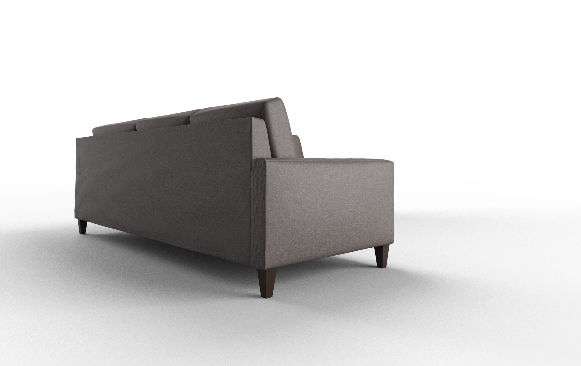 Cannes Oscar Chocolate Sectional espresso legs 3