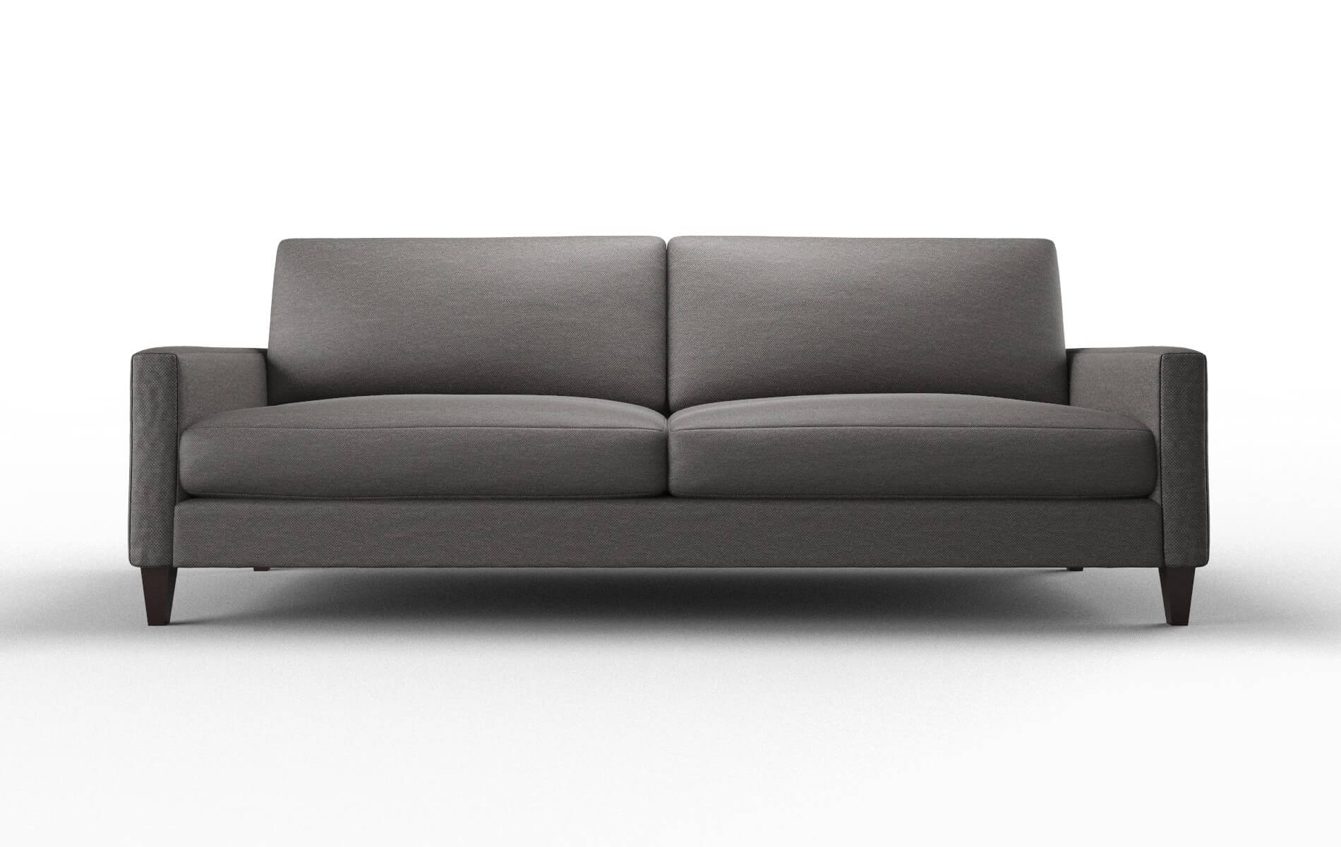 Cannes Oscar Grey Sofa espresso legs 1