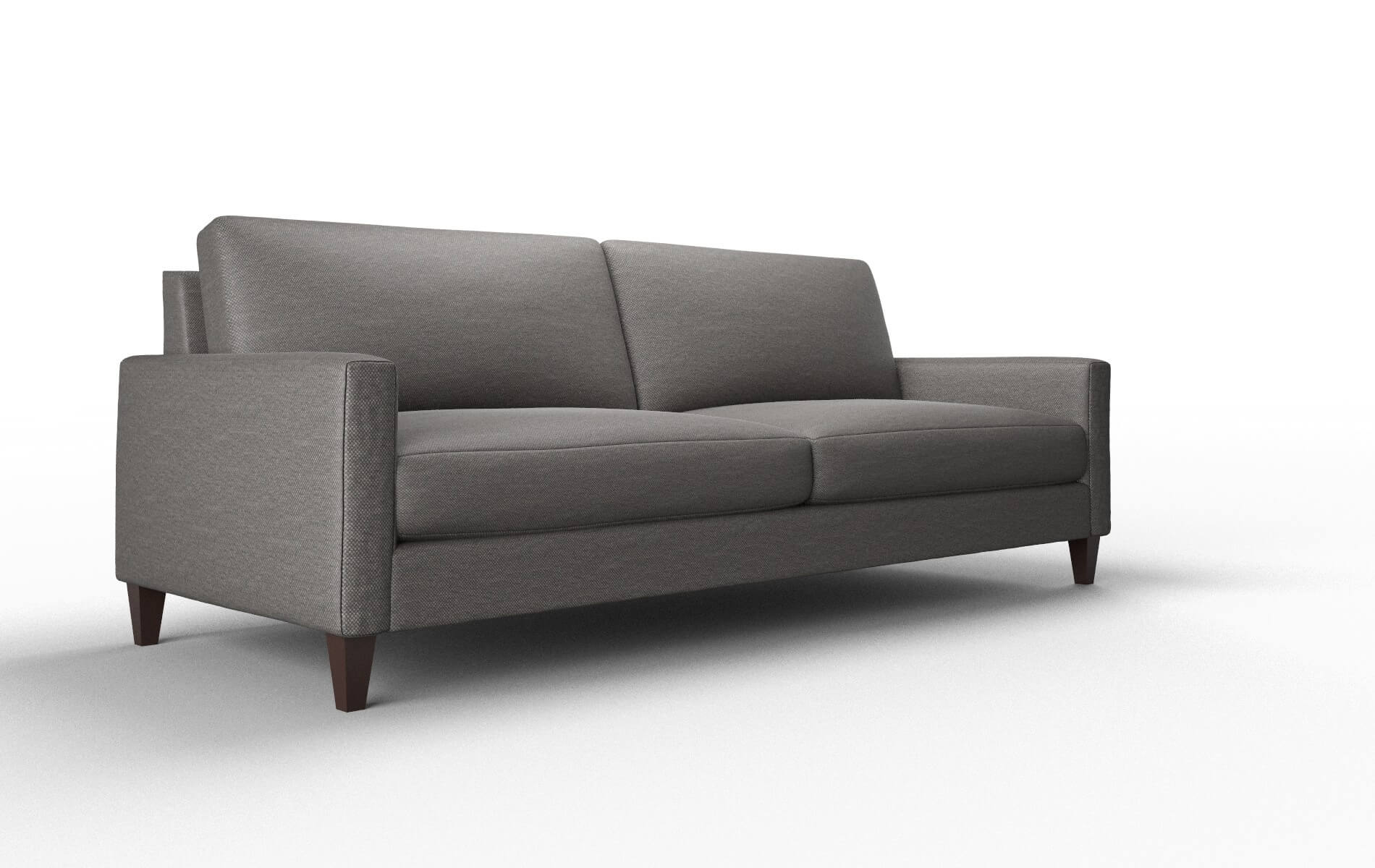 Cannes Oscar Grey Sofa espresso legs 2