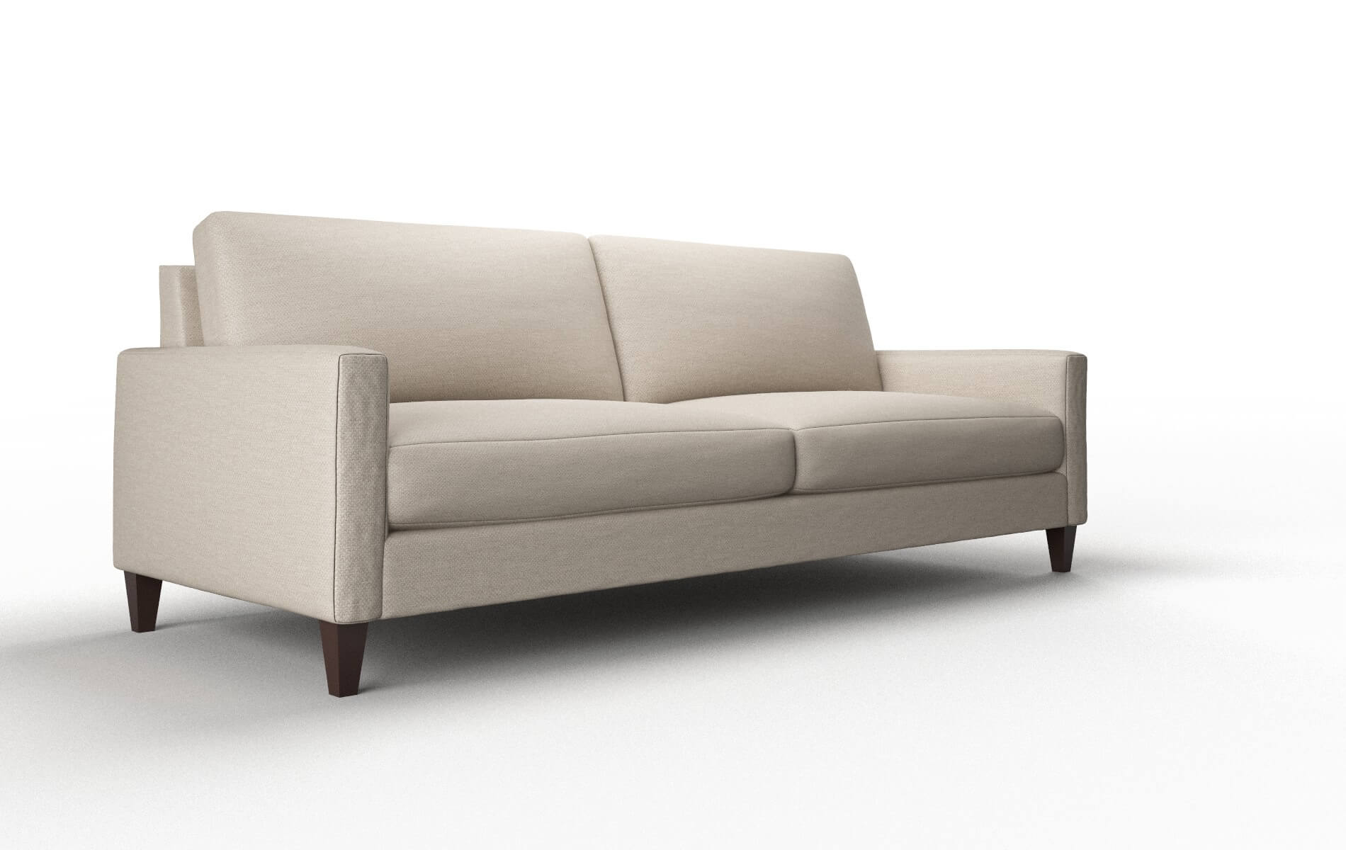 Cannes Oscar Linen Sofa espresso legs 2