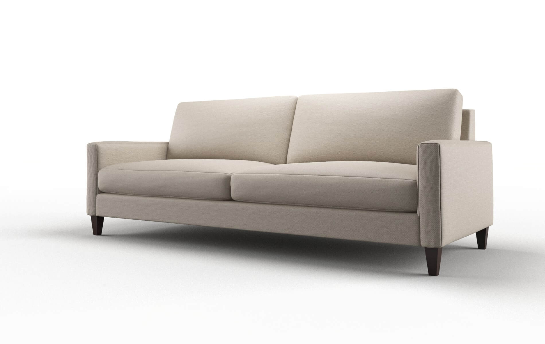 Cannes Oscar Linen Sofa espresso legs 4