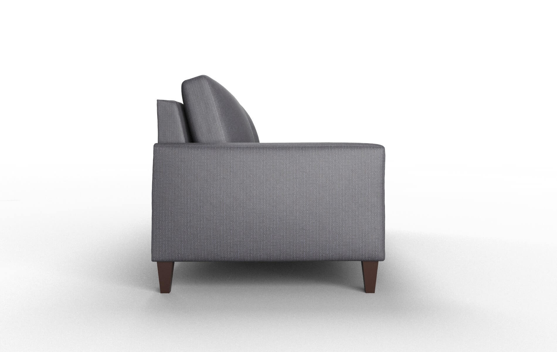 Cannes Parker Charcoal Sofa espresso legs 3