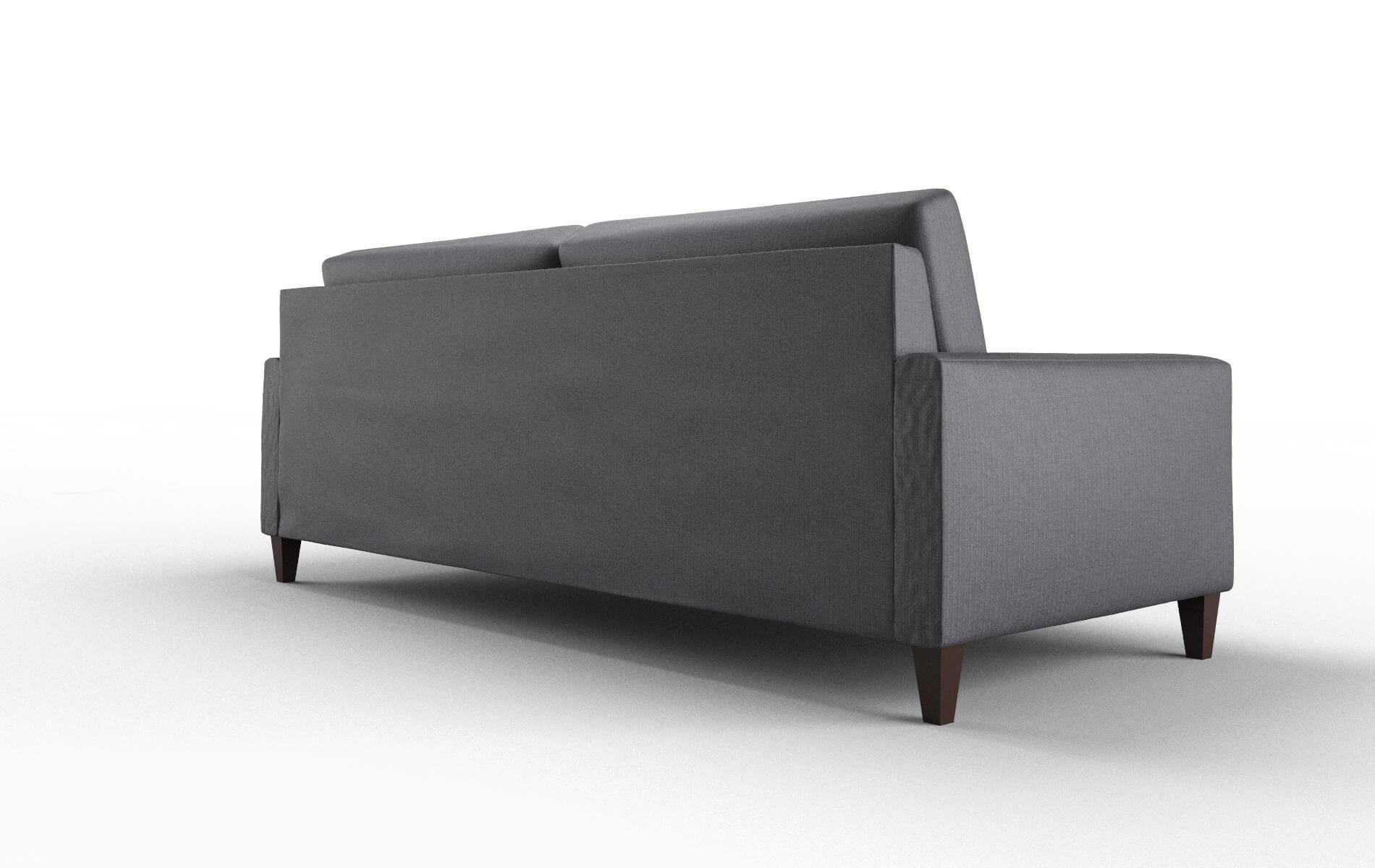Cannes Parker Charcoal Sofa espresso legs 5