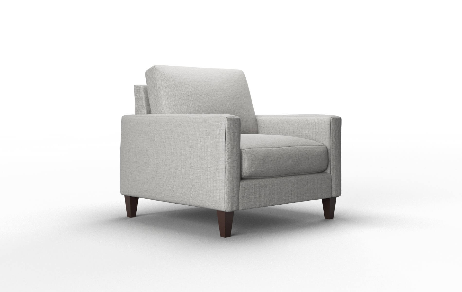 Cannes Parker Silver Chair espresso legs 2