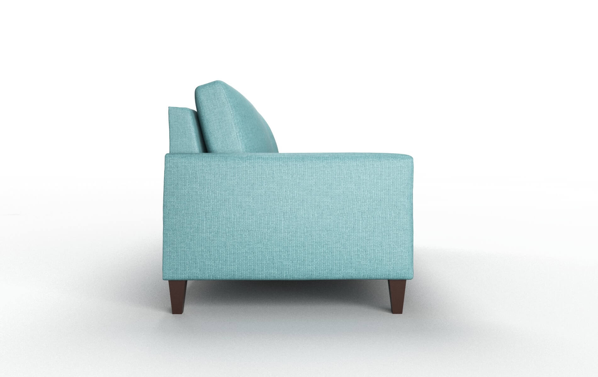 Cannes Parker Turquoise Sofa espresso legs 3