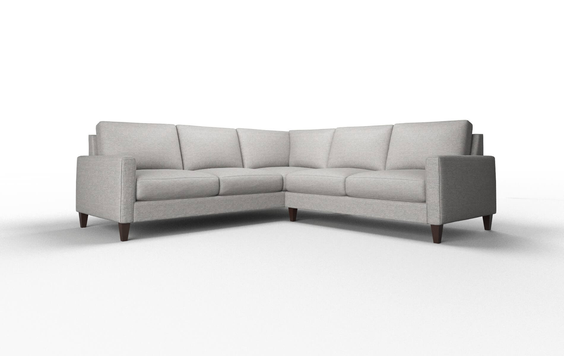 Cannes Phoenix Smoke Sectional espresso legs 1
