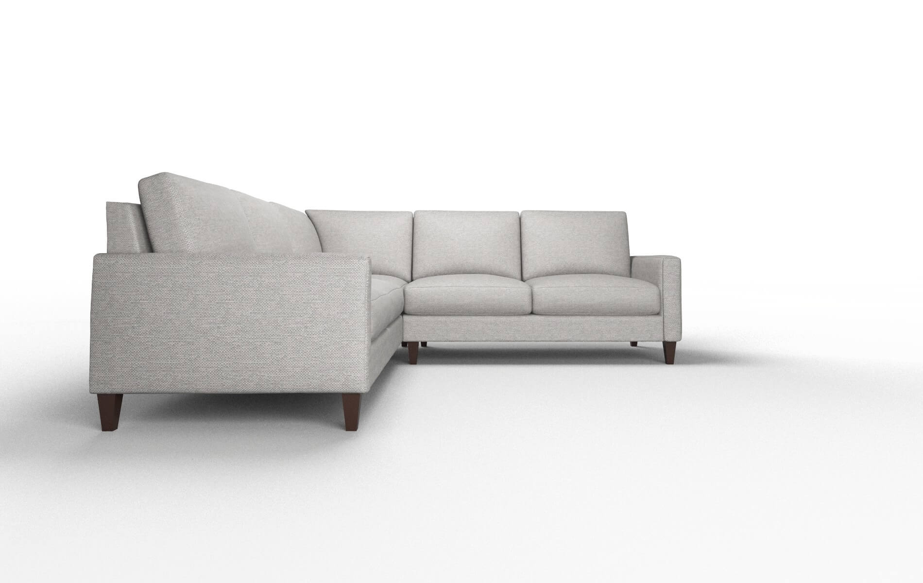 Cannes Phoenix Smoke Sectional espresso legs 2