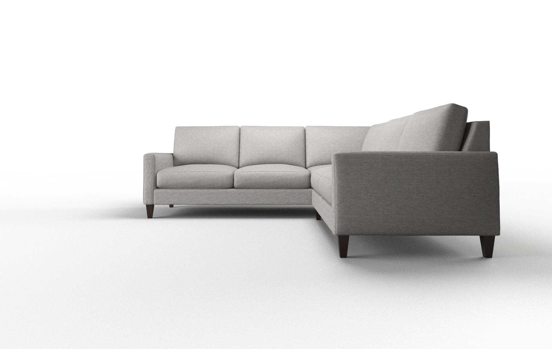 Cannes Phoenix Smoke Sectional espresso legs 5