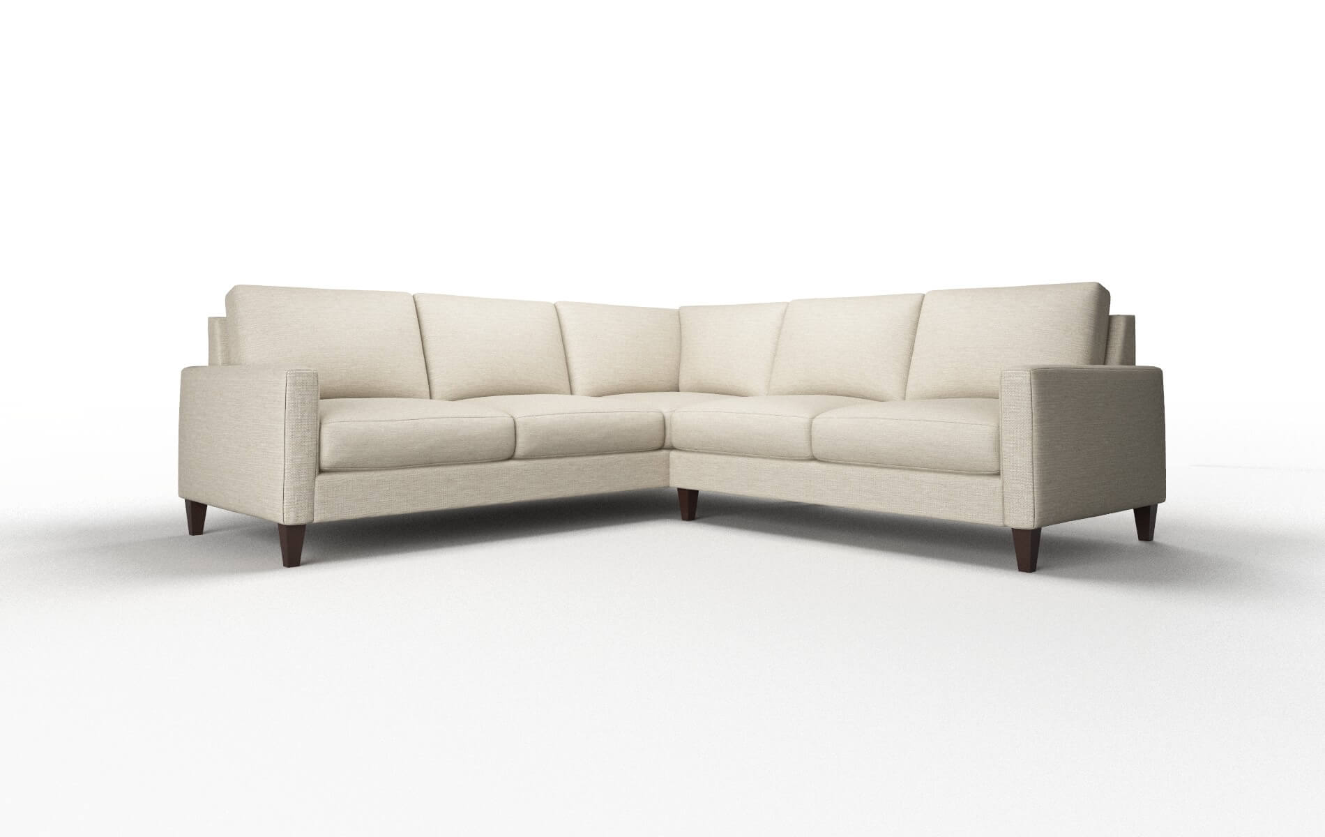 Cannes Prime Dusk Sectional espresso legs 1