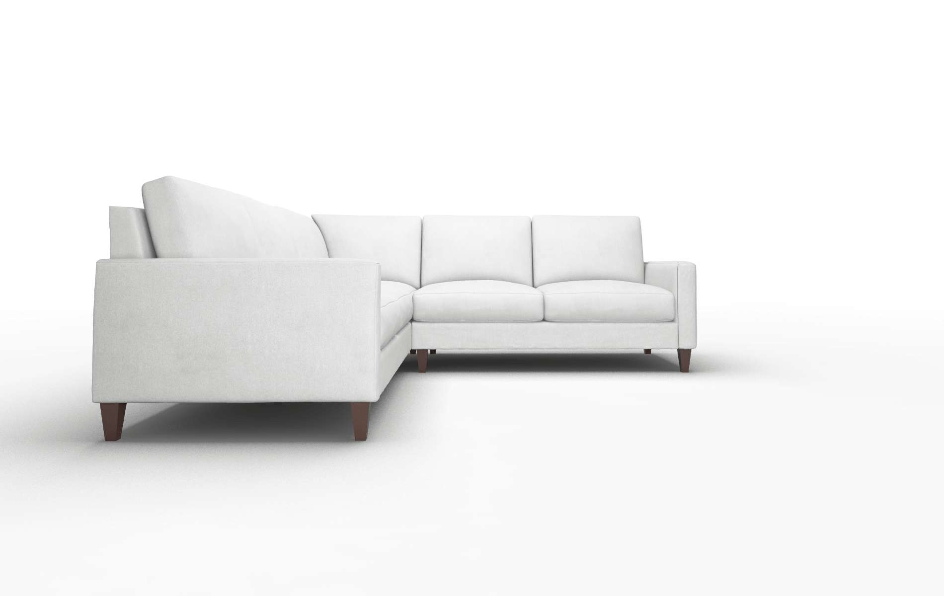 Cannes Prisma Steam Sectional espresso legs 2
