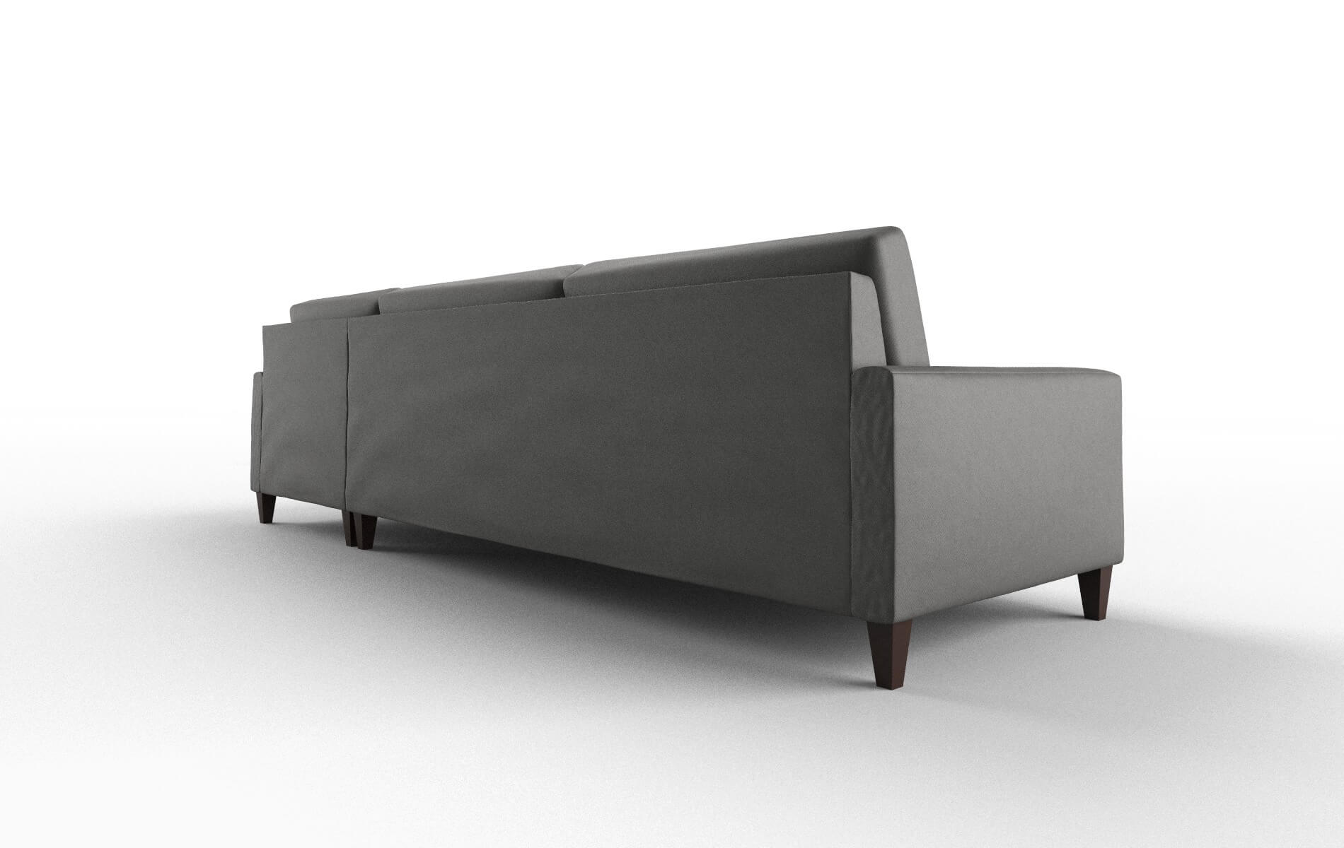 Cannes Rocket Charcoal Panel espresso legs 5