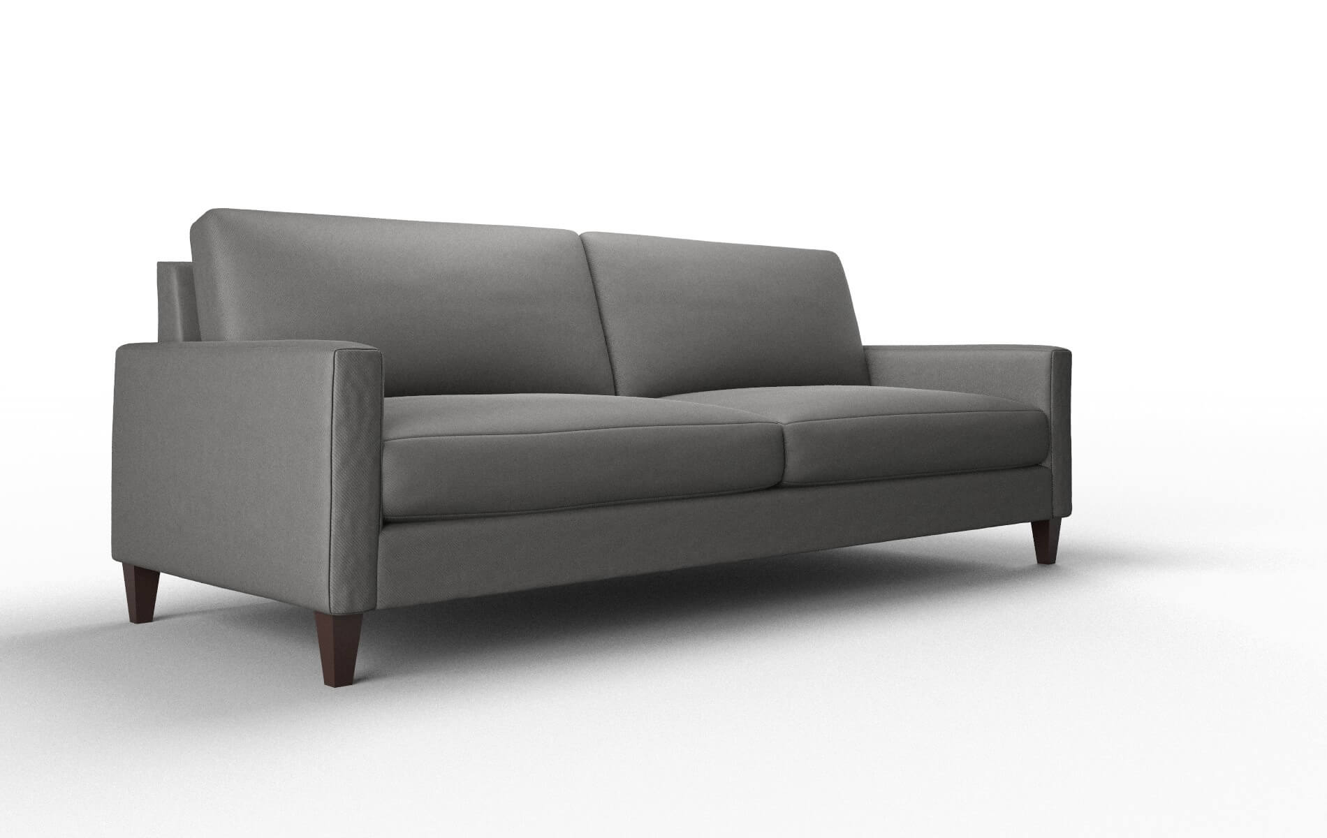 Cannes Rocket Charcoal Sofa espresso legs 2