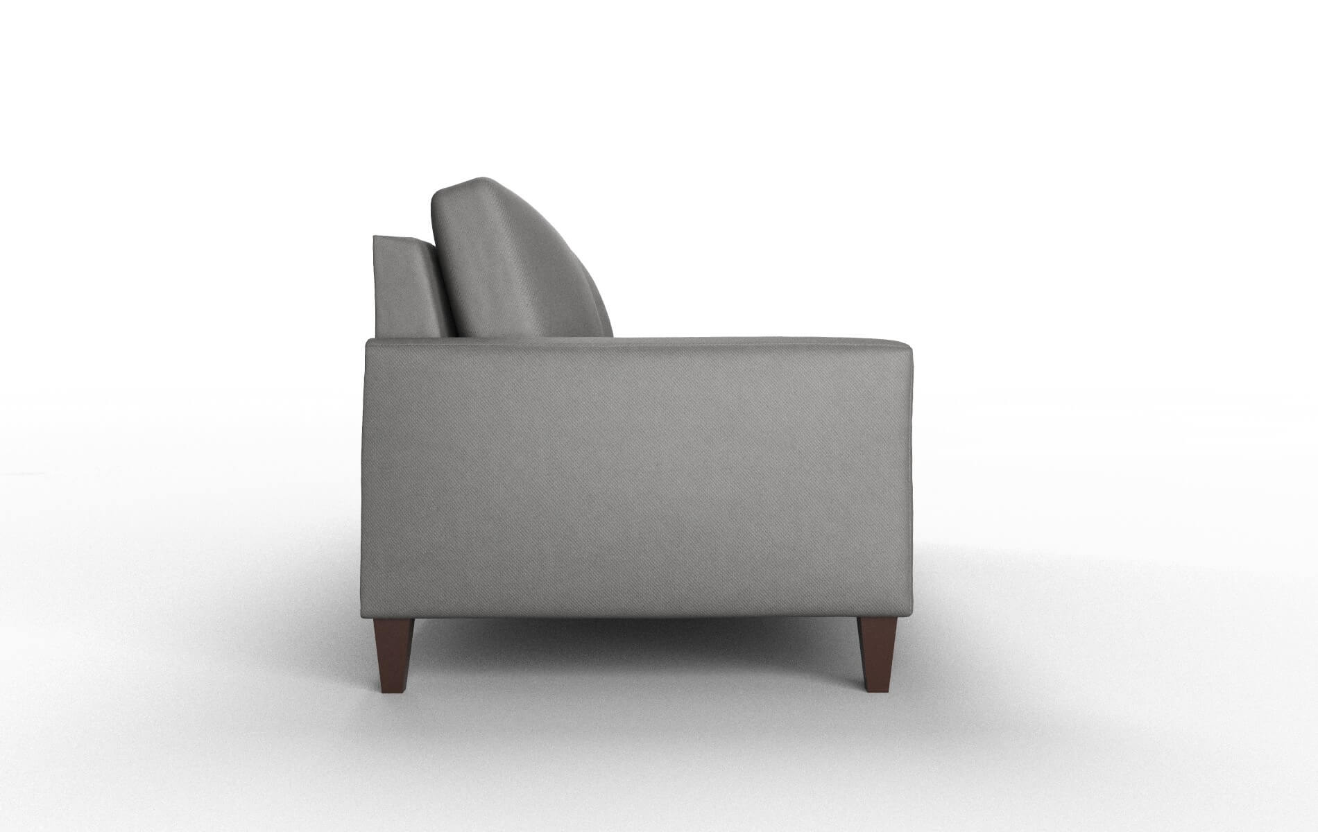 Cannes Rocket Charcoal Sofa espresso legs 3