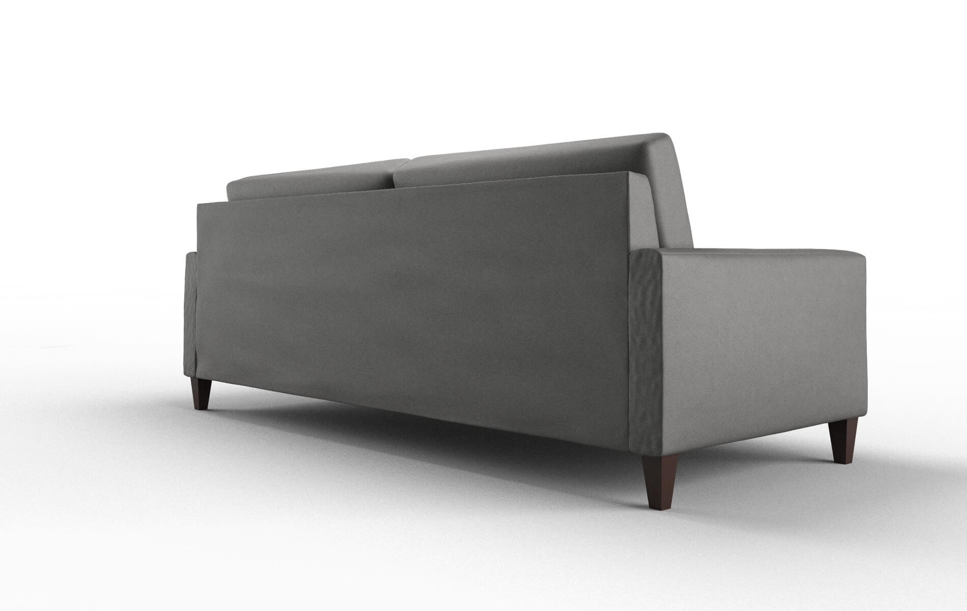 Cannes Rocket Charcoal Sofa espresso legs 5