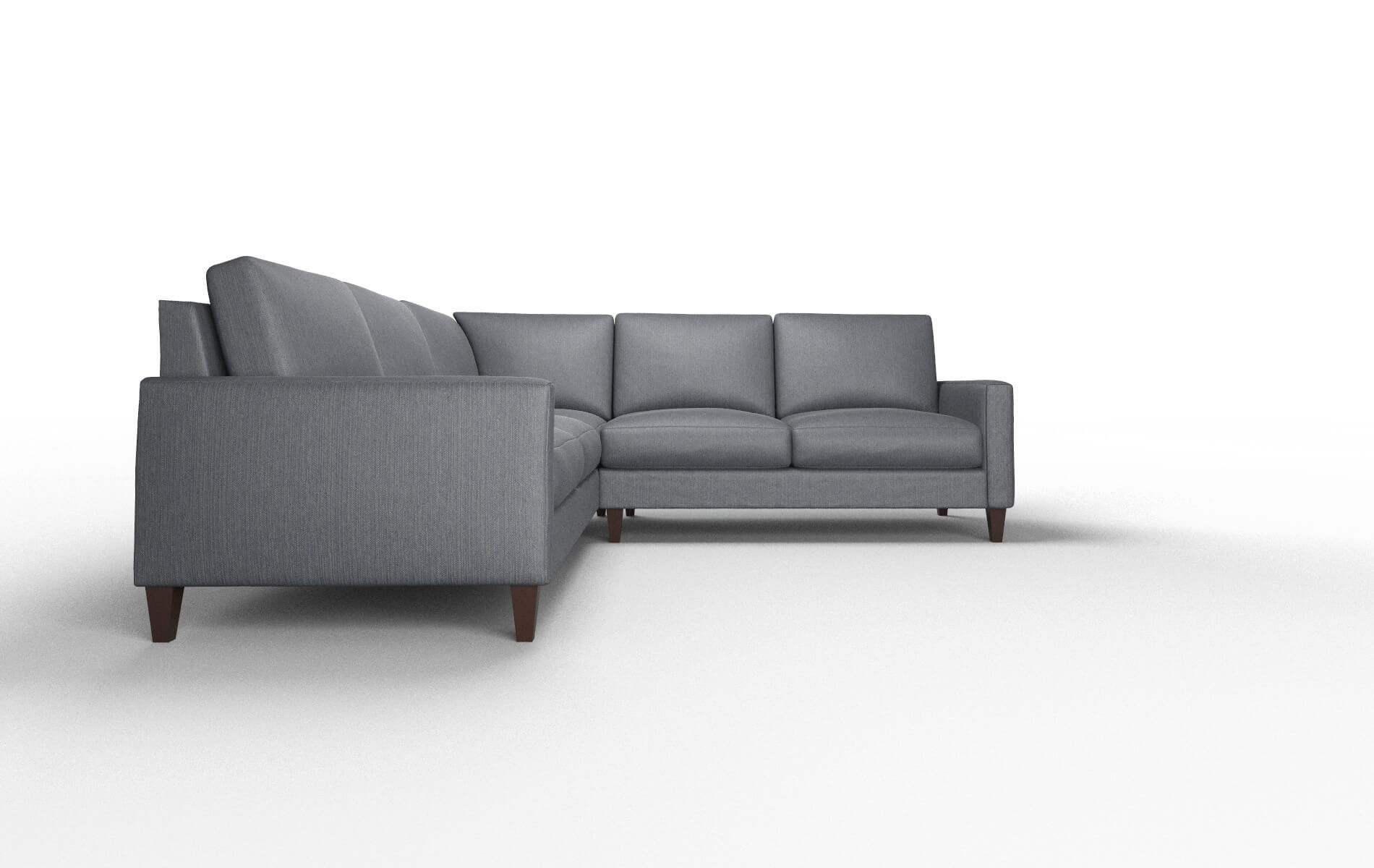 Cannes Rocket Eclipse Sectional espresso legs 2
