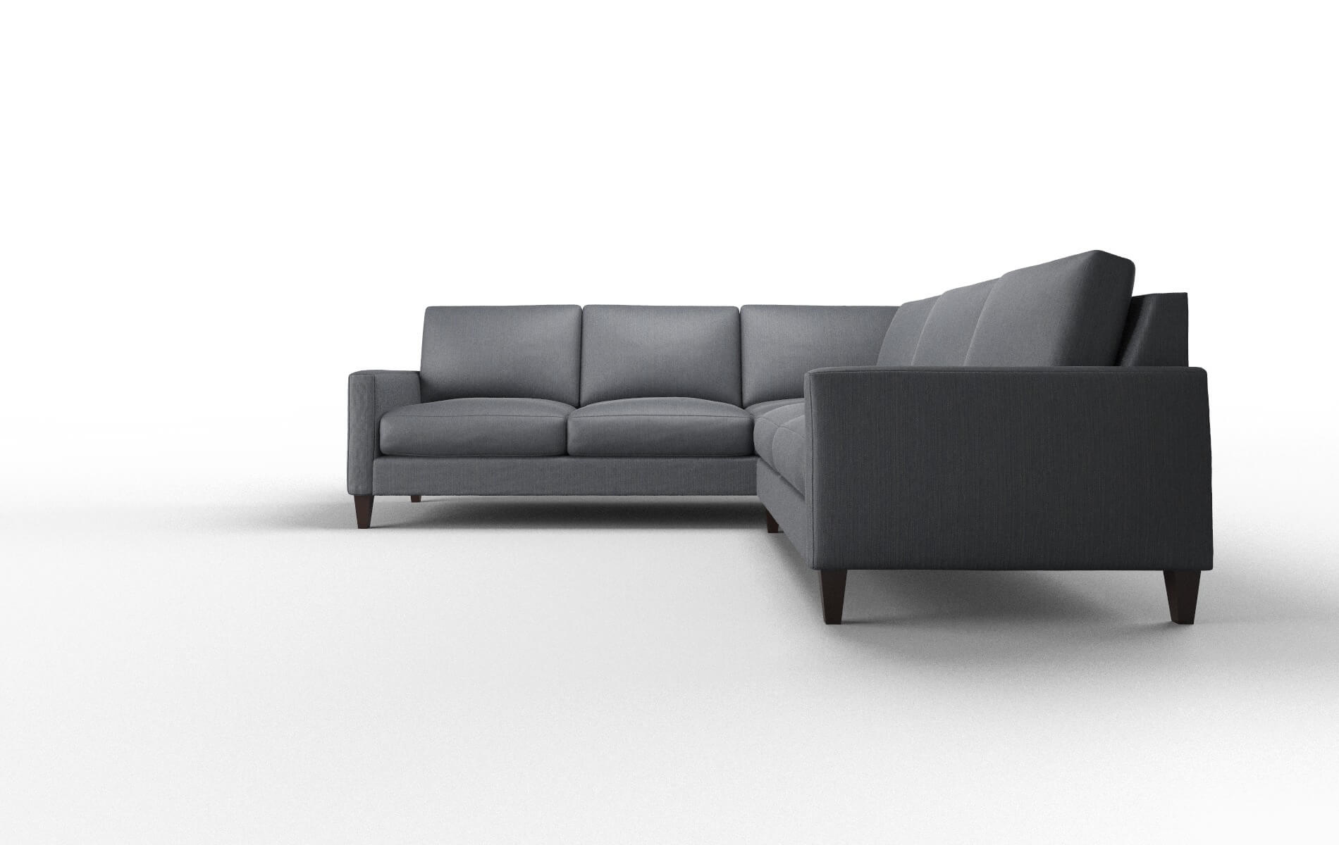 Cannes Rocket Eclipse Sectional espresso legs 5