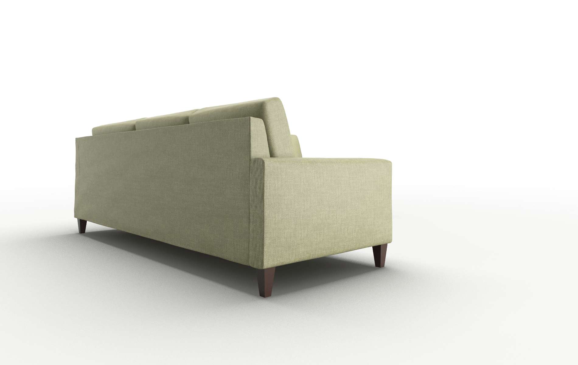 Cannes Rocket Evergreen Sectional espresso legs 3
