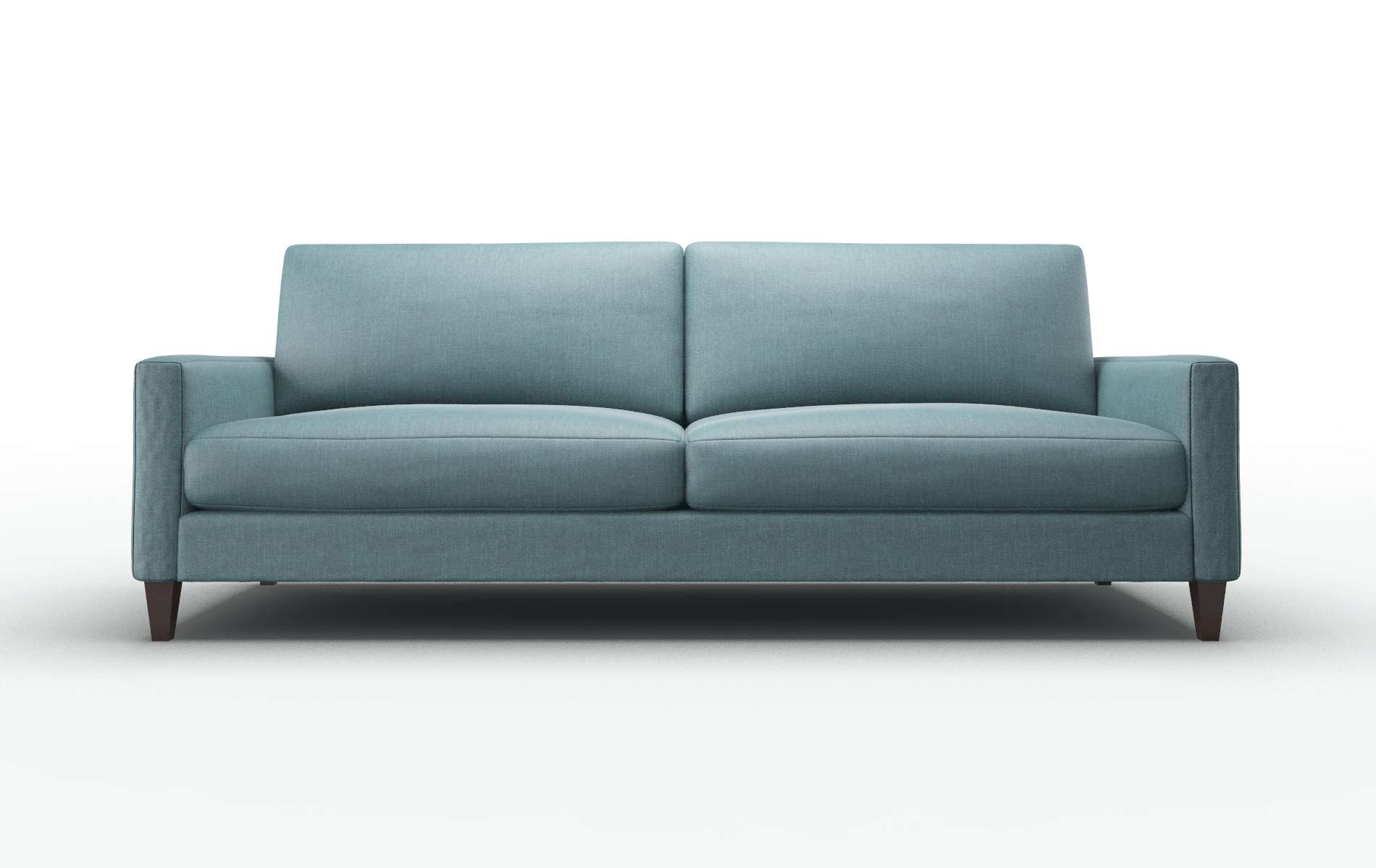 Cannes Rocket Peacock Sofa espresso legs 1