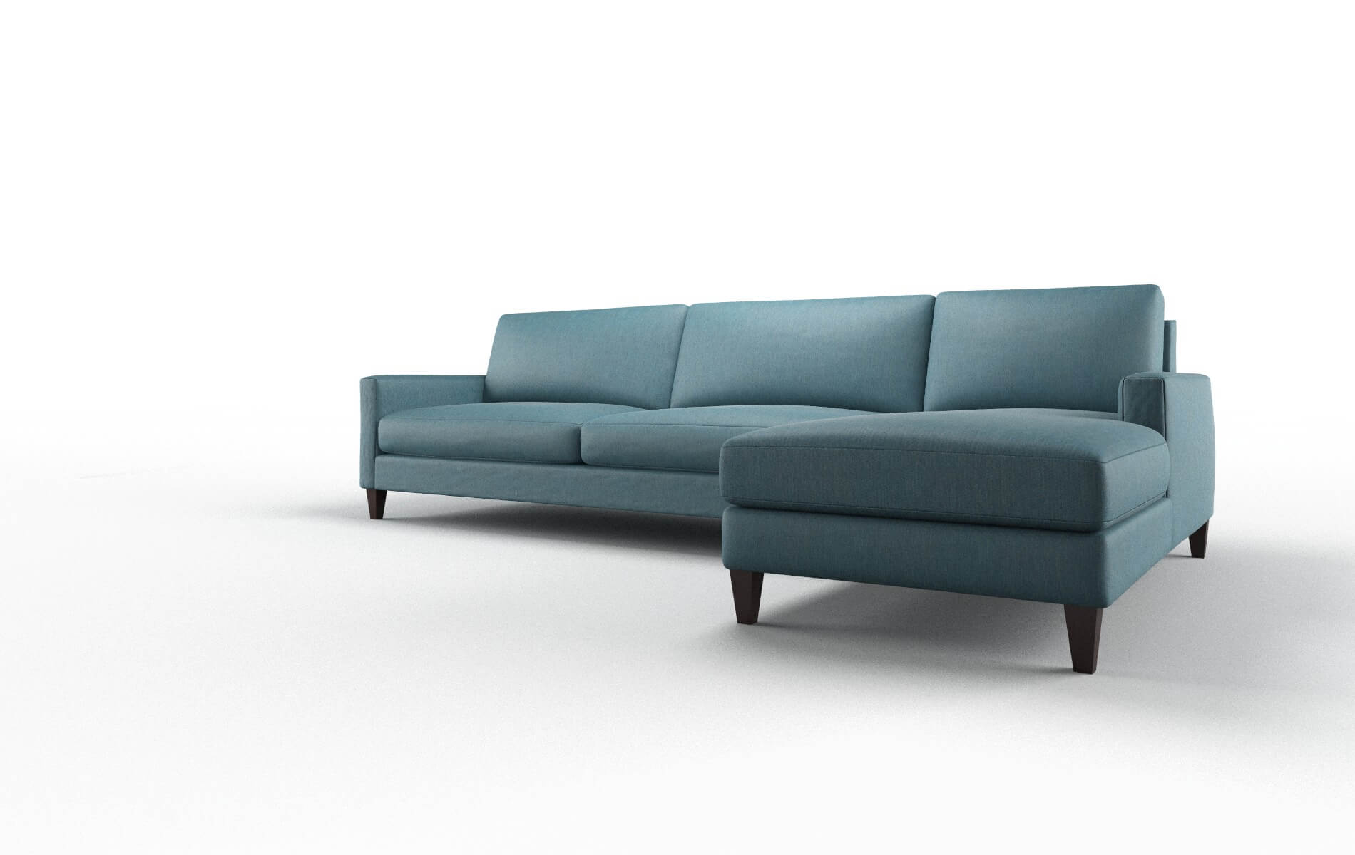 Cannes Royale Electric_blue Panel espresso legs 4
