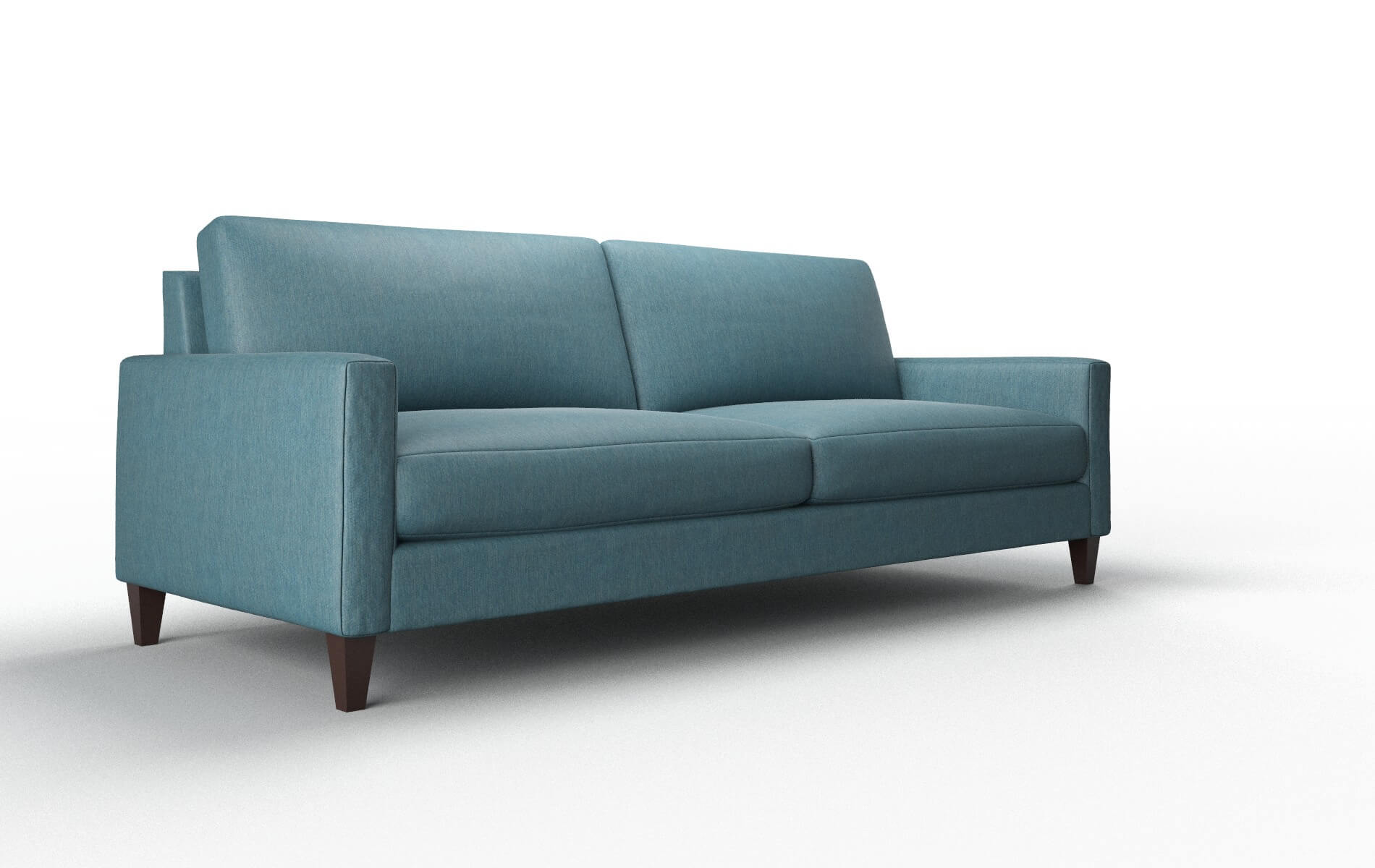 Cannes Royale Electric_blue Sofa espresso legs 2