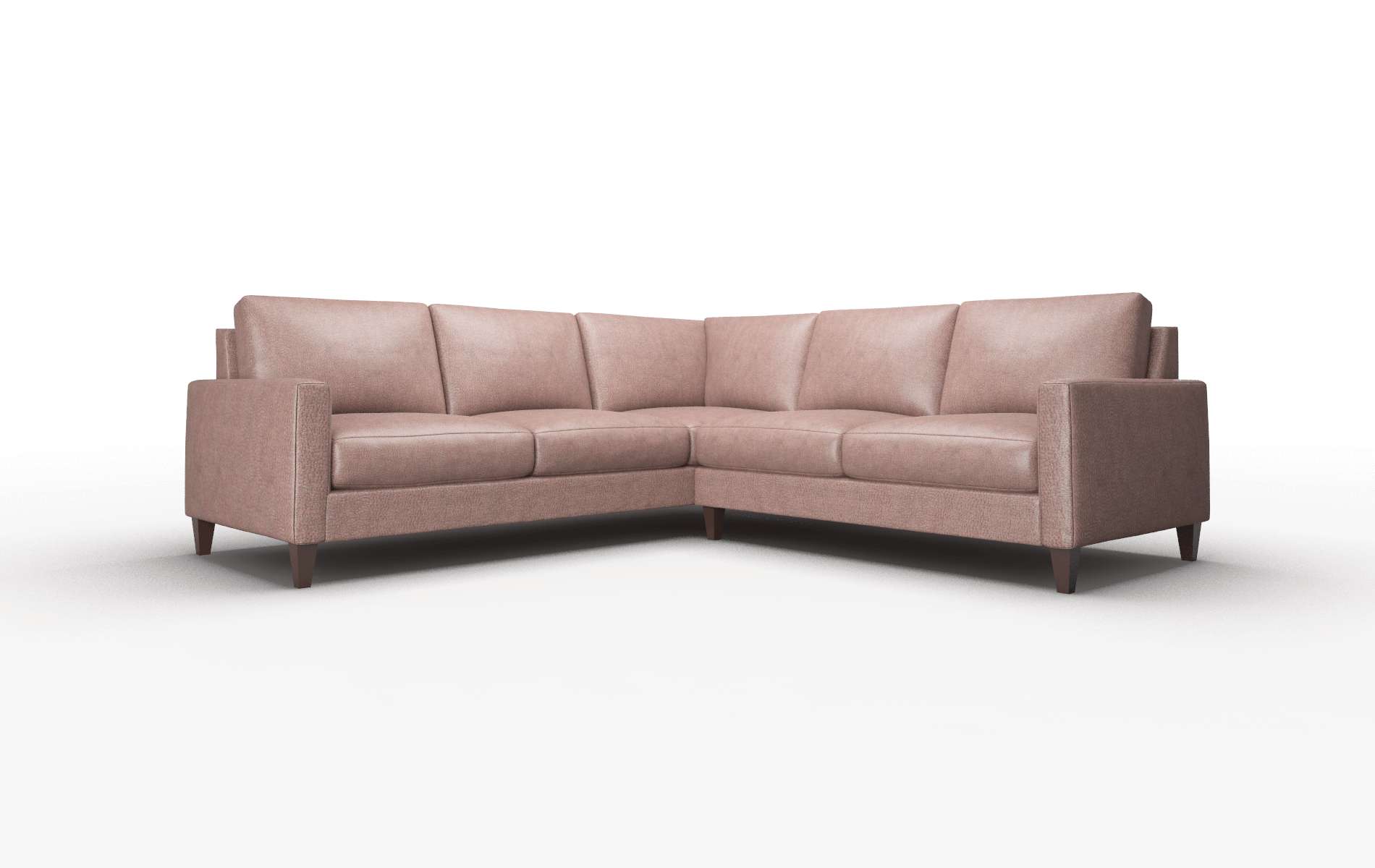 Cannes Royale Mocha Sectional espresso legs 1