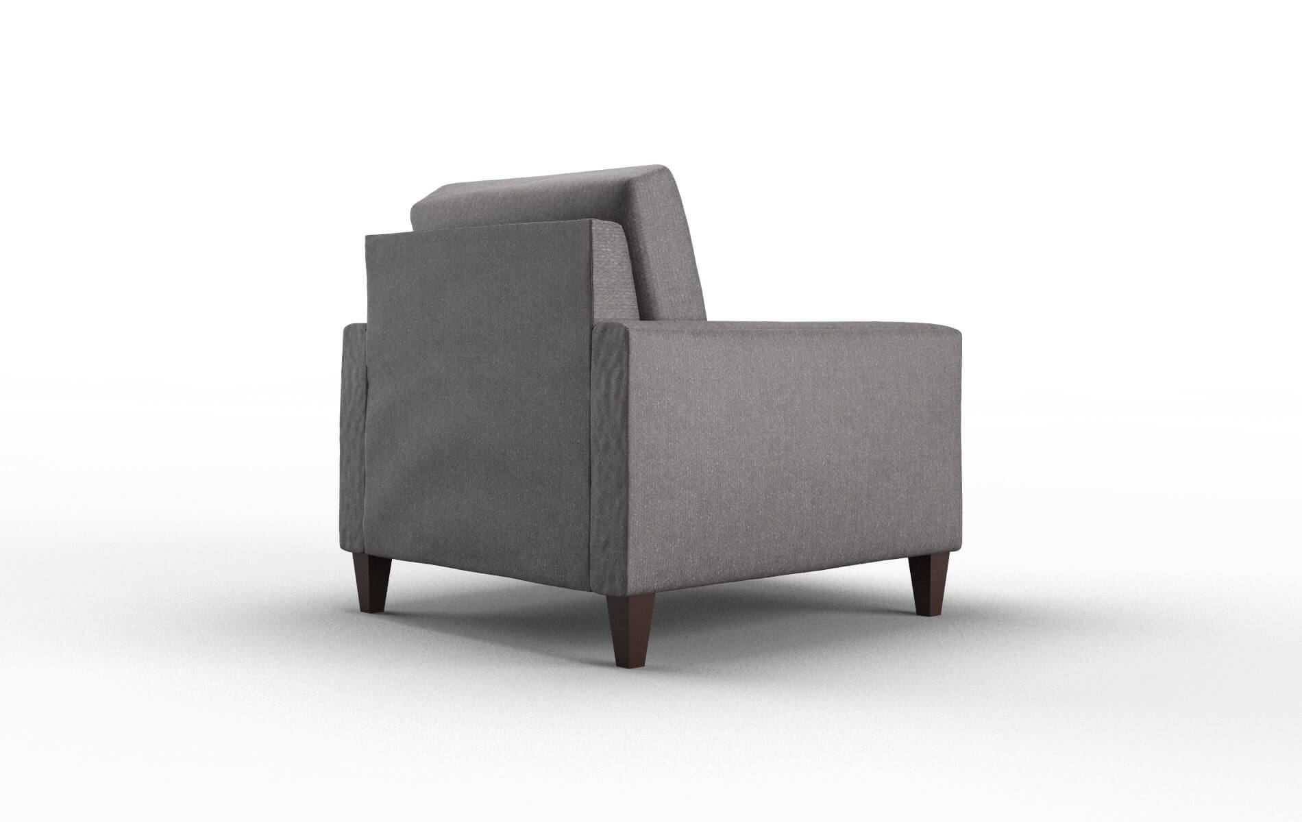 Cannes Sasha Grey Chair espresso legs 5