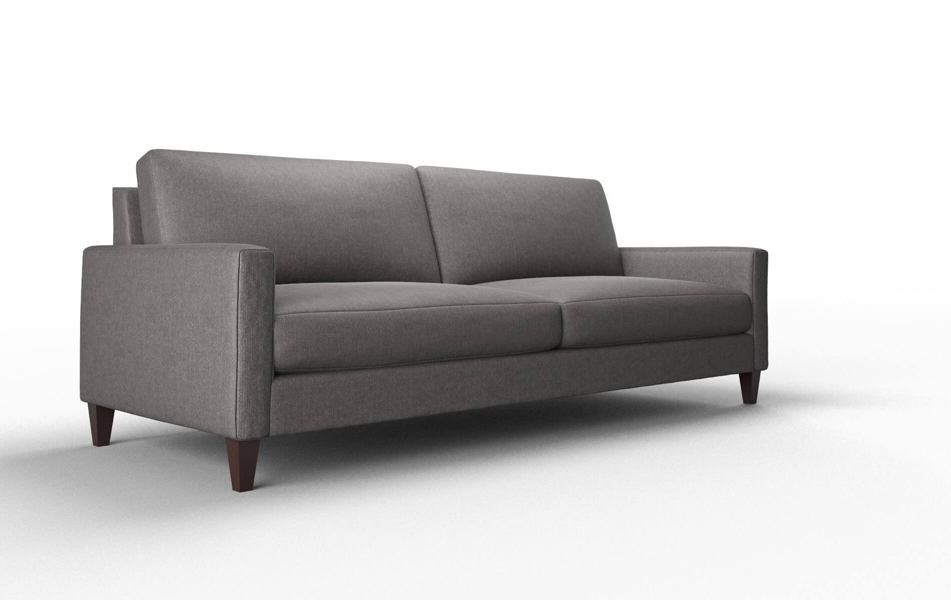 Cannes Sasha Grey Sofa espresso legs 2