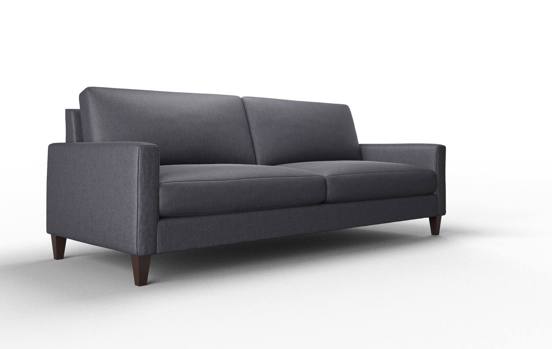 Cannes Sasha Navy Sofa espresso legs 2