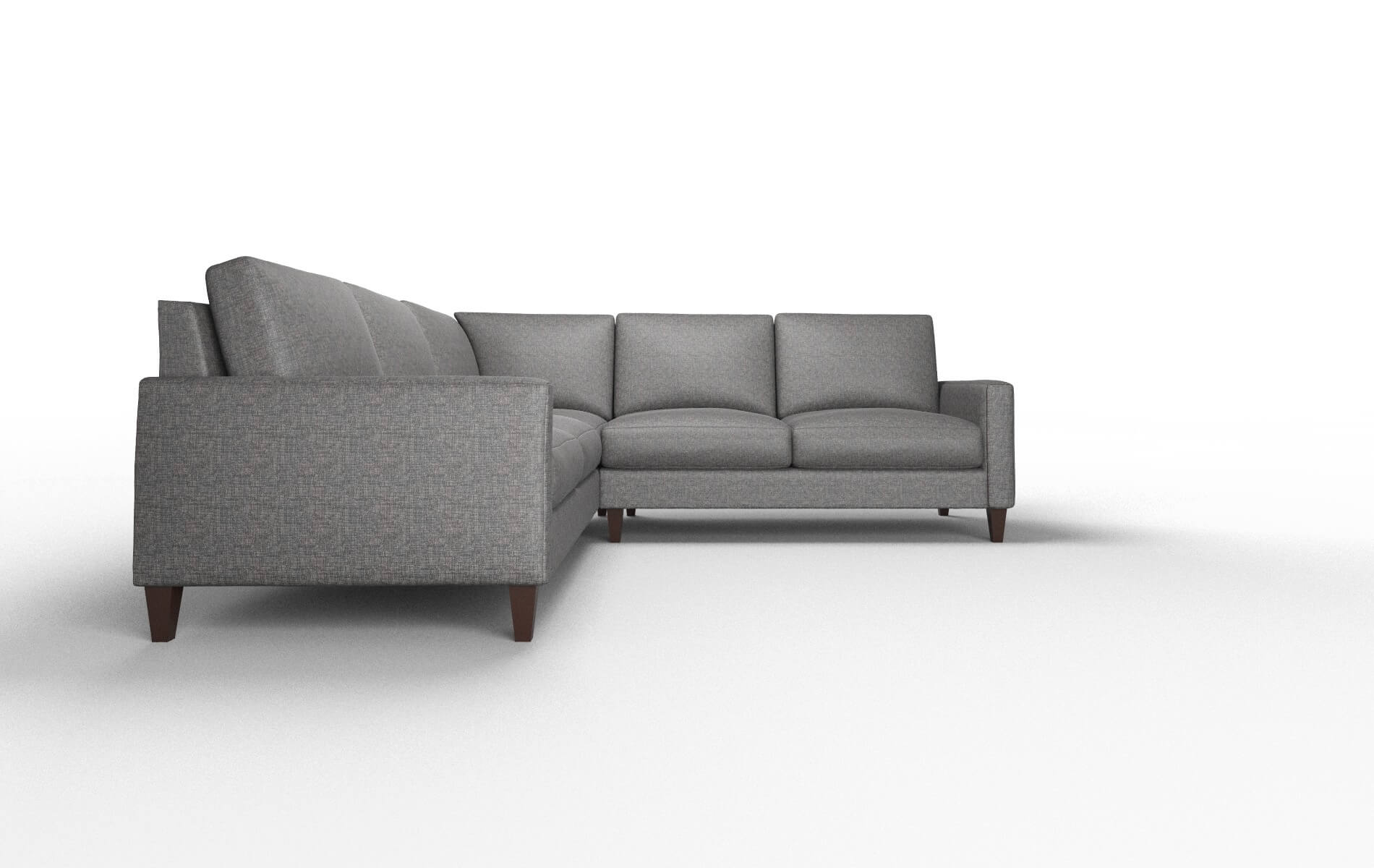 Cannes Sosoftness 51 Sectional espresso legs 2