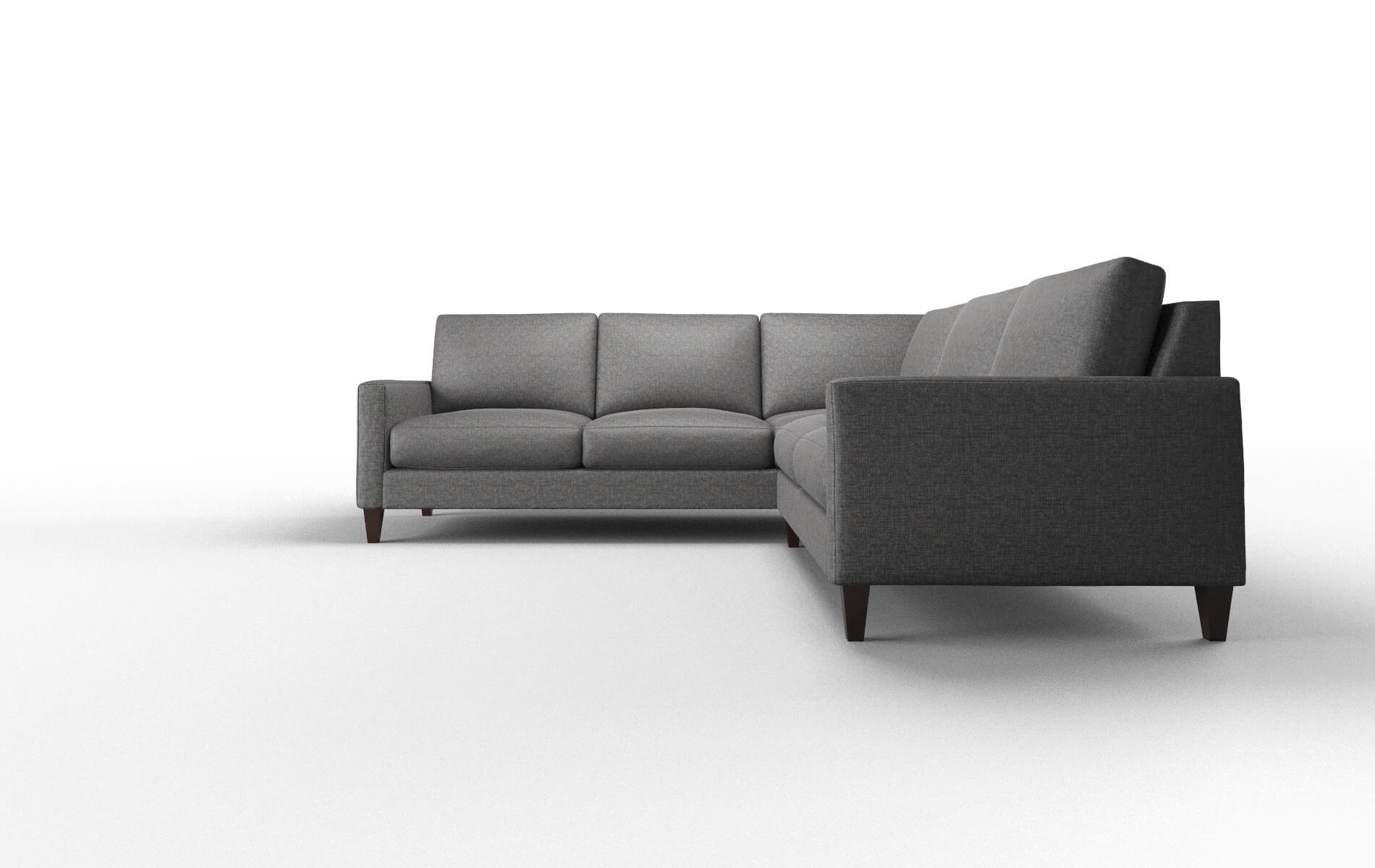 Cannes Sosoftness 51 Sectional espresso legs 5