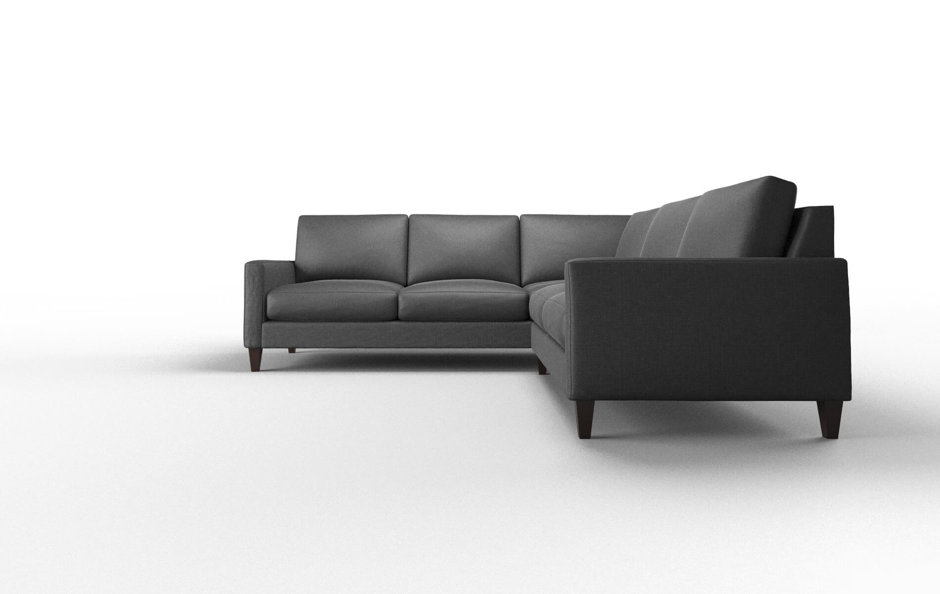 Cannes Sosoftness 54 Sectional espresso legs 5