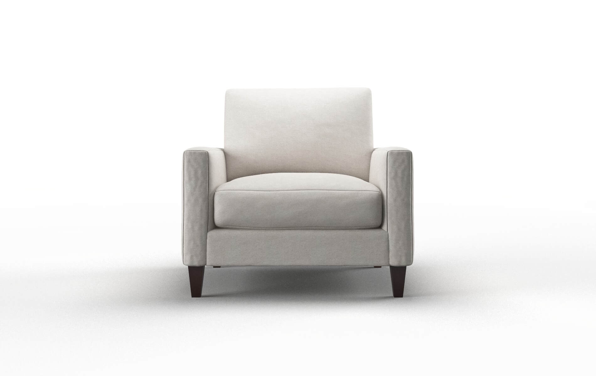 Cannes Suave Dove Chair espresso legs 1