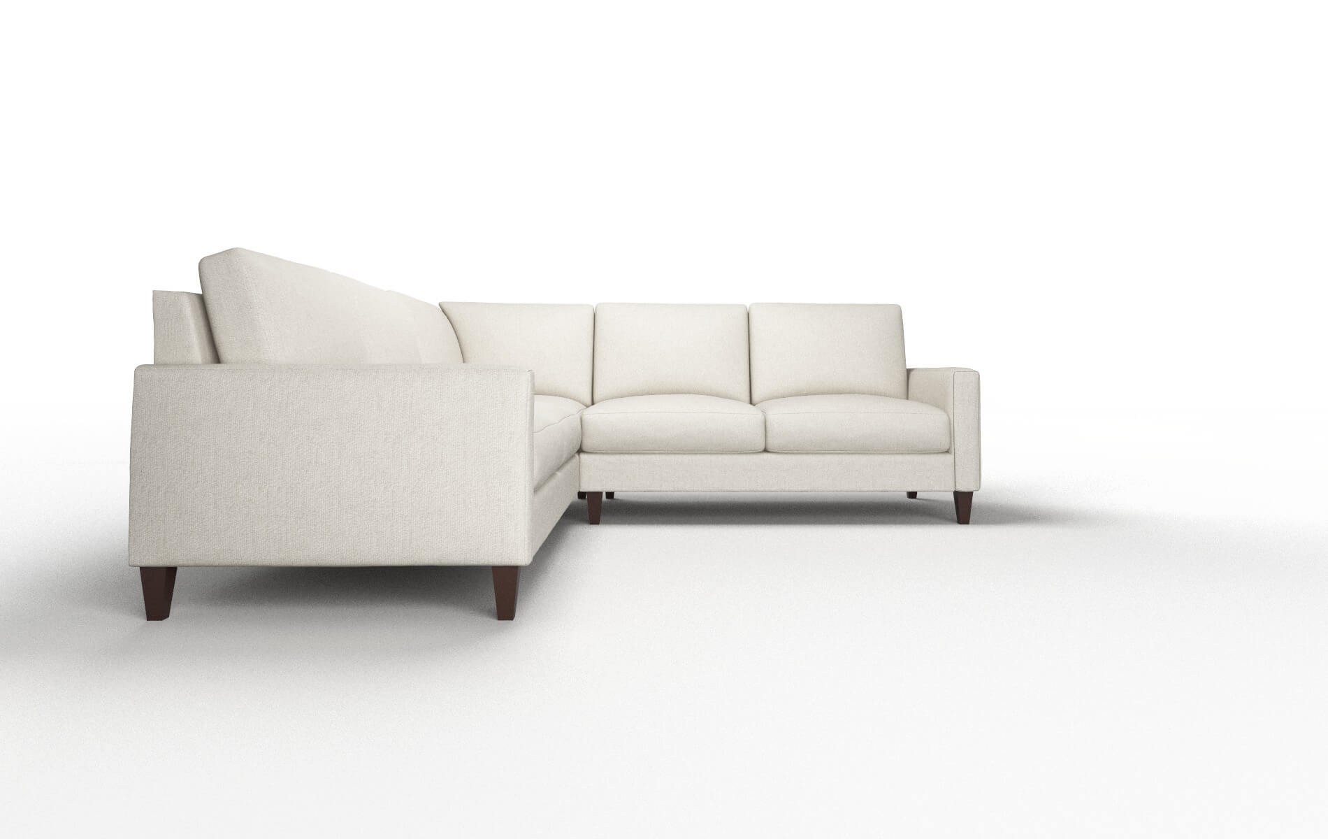 Cannes Terrain Natural Sectional espresso legs 2