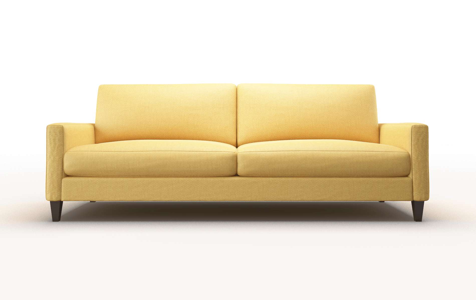 Cannes Tess turmeric Sofa Espresso Legs  1