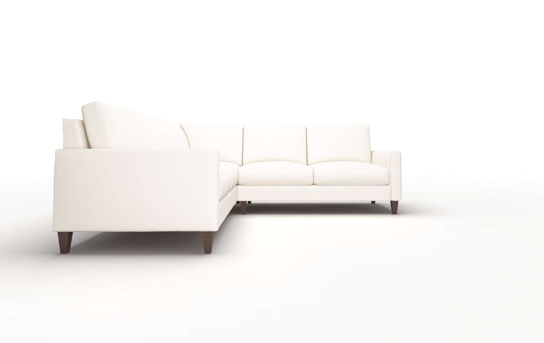 Cannes Urban_d Snow Sectional espresso legs 2