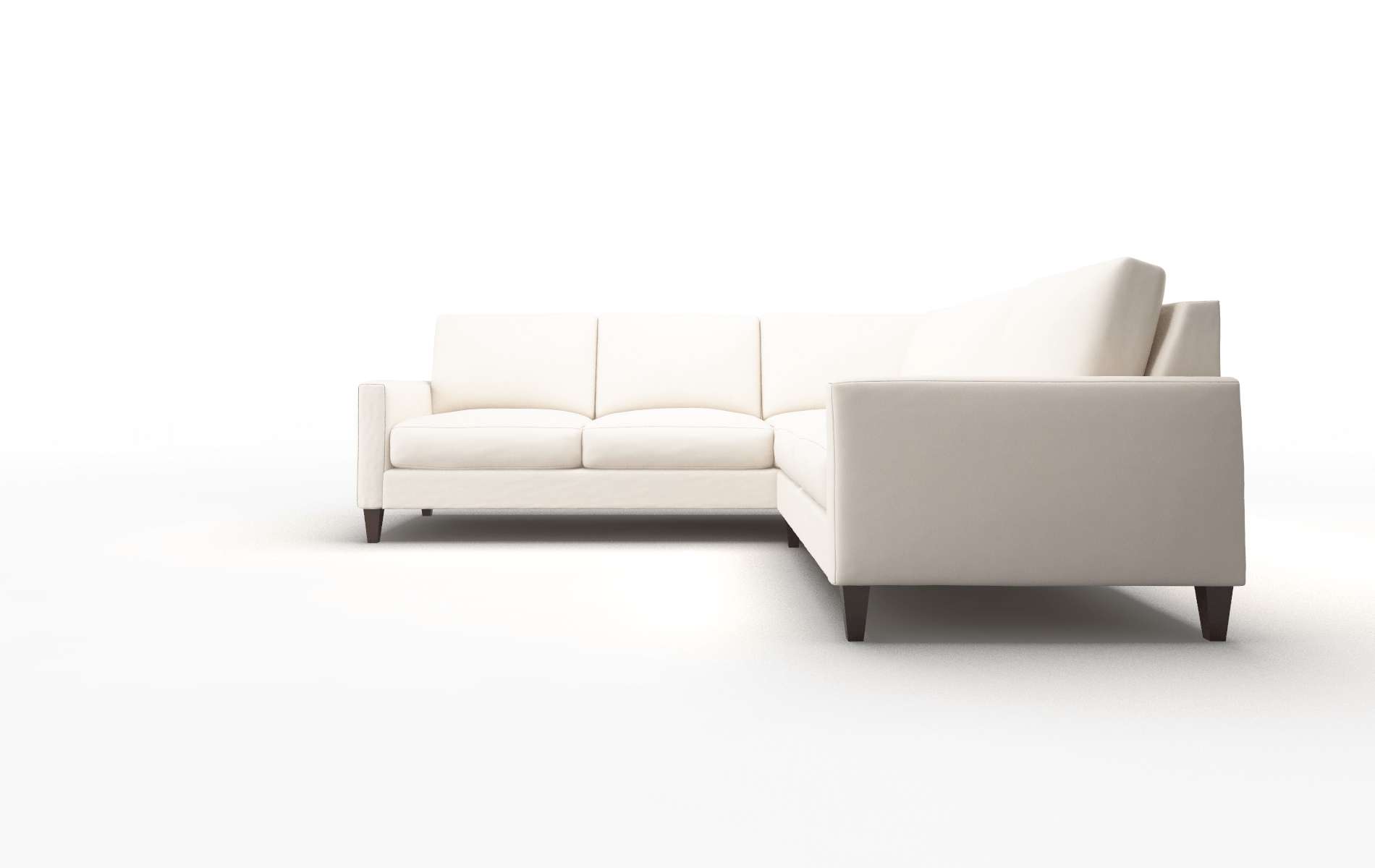 Cannes Urban_d Snow Sectional espresso legs 5