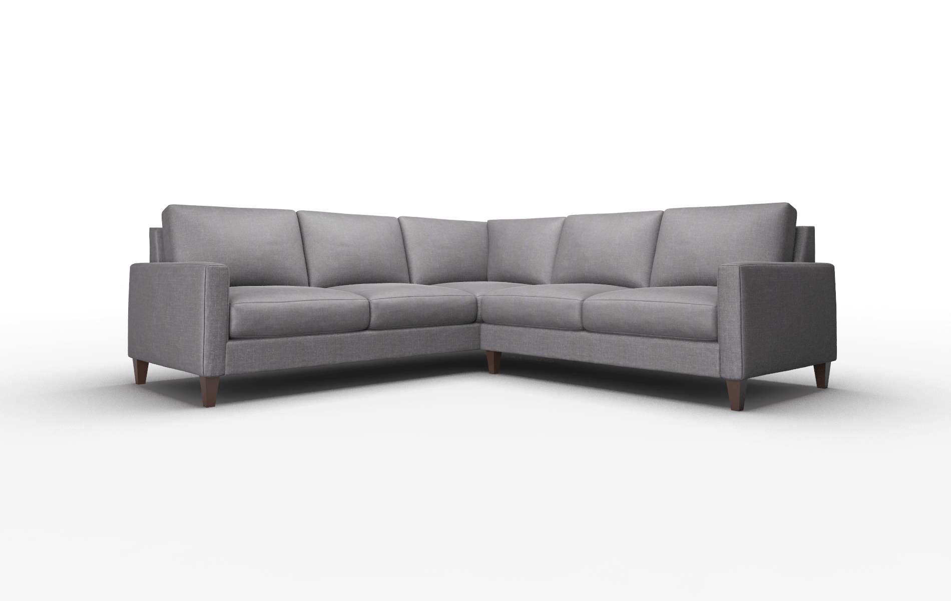 Cannes Venus Onyx Sectional espresso legs 1