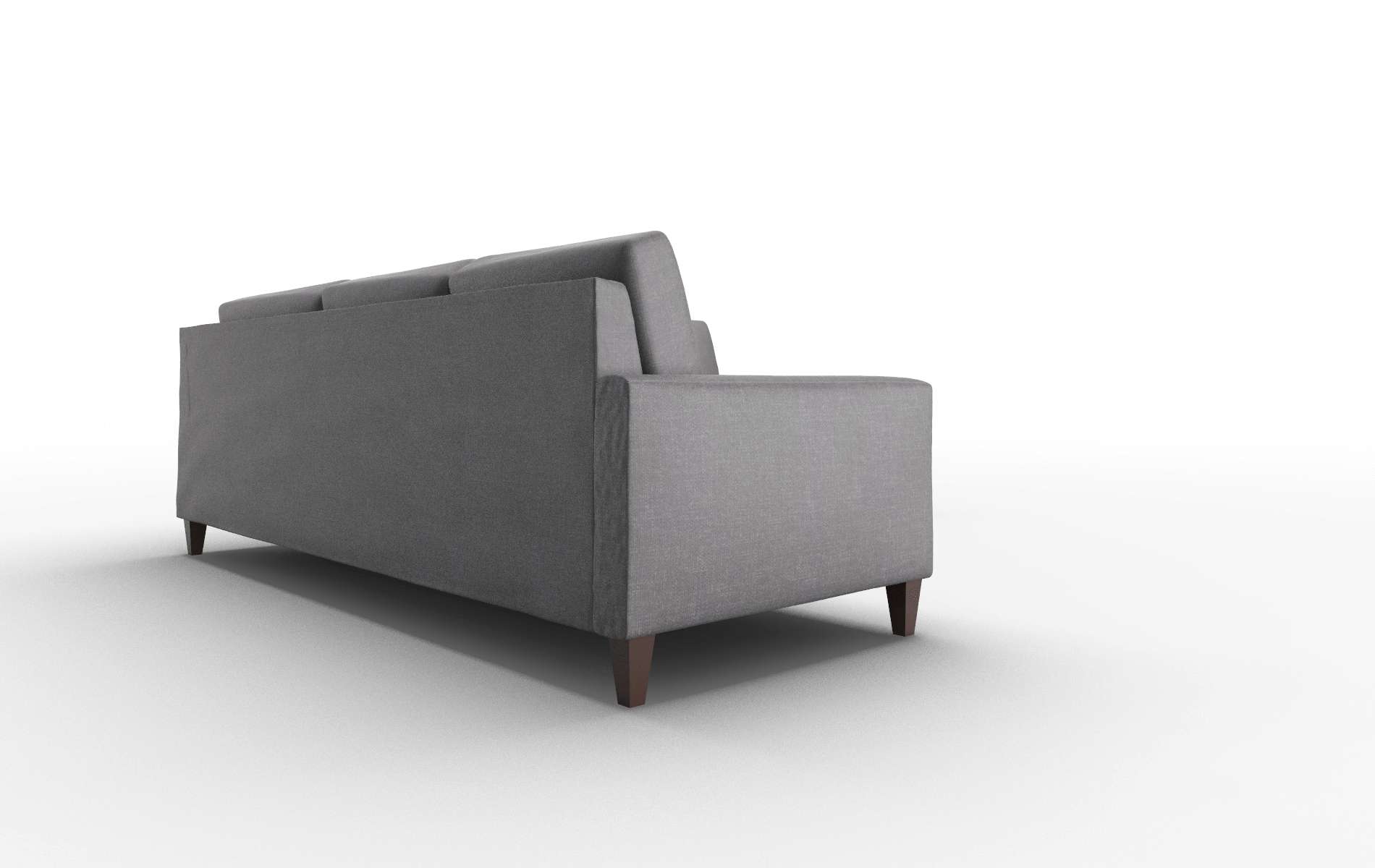Cannes Venus Onyx Sectional espresso legs 3
