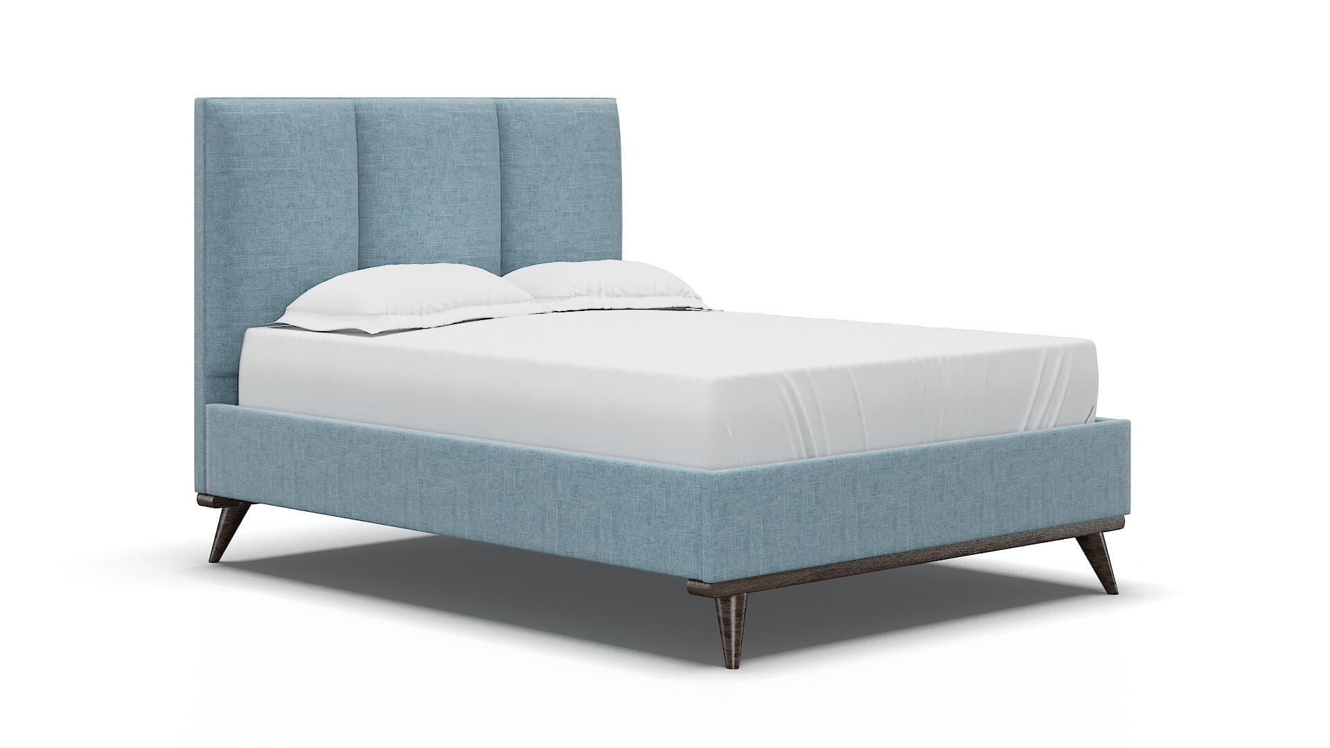 Celine Atlas Turquoise Bed espresso legs 2