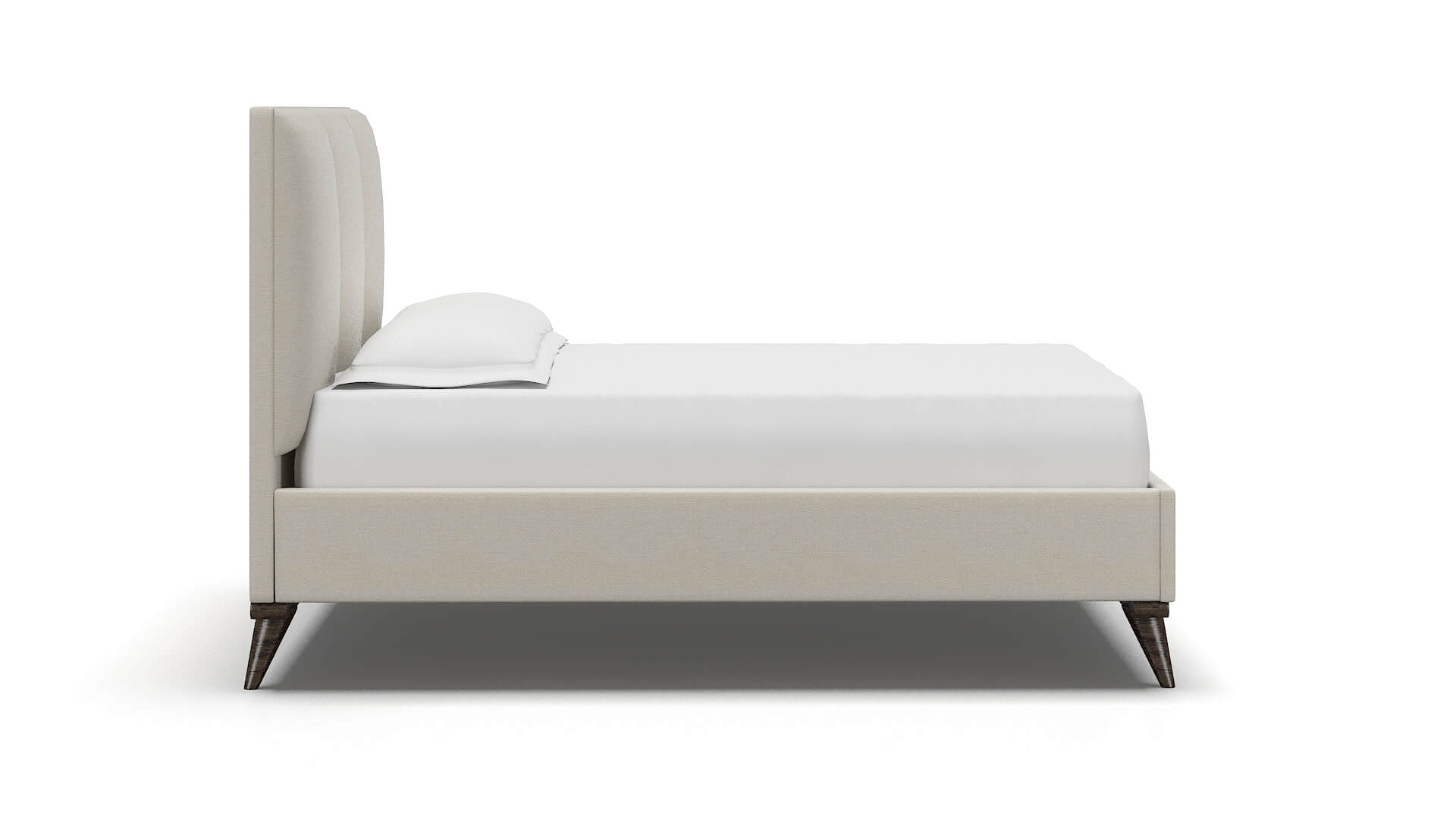 Celine Bungalow Ivory Bed espresso legs 3