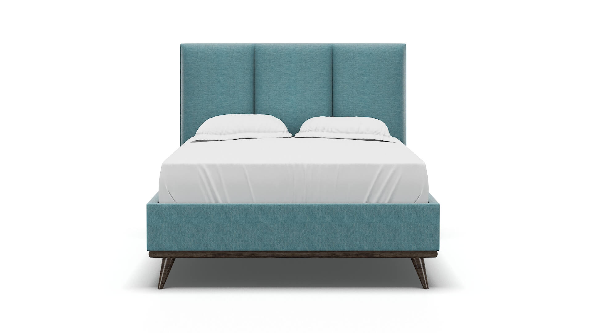 Celine Cosmo Turquoise Bed espresso legs 1