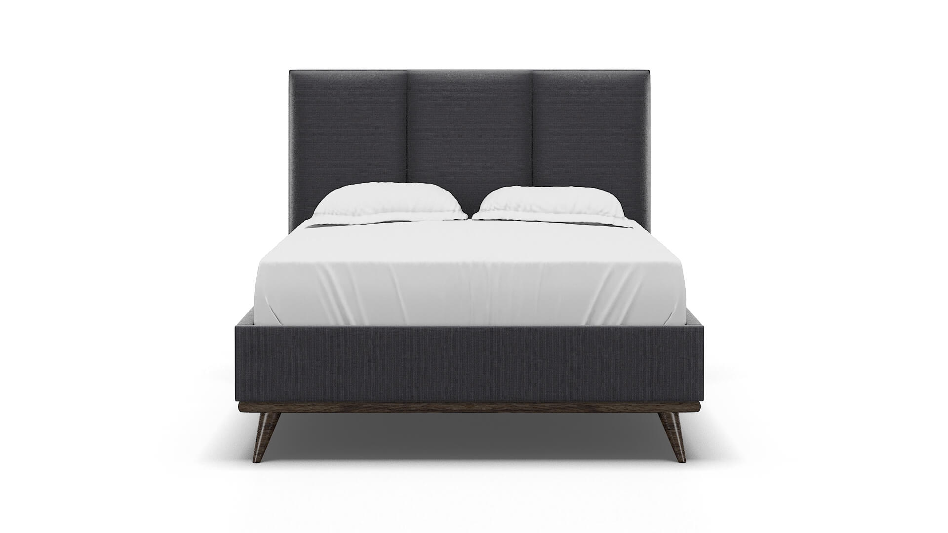 Celine Parker Charcoal Bed espresso legs 1