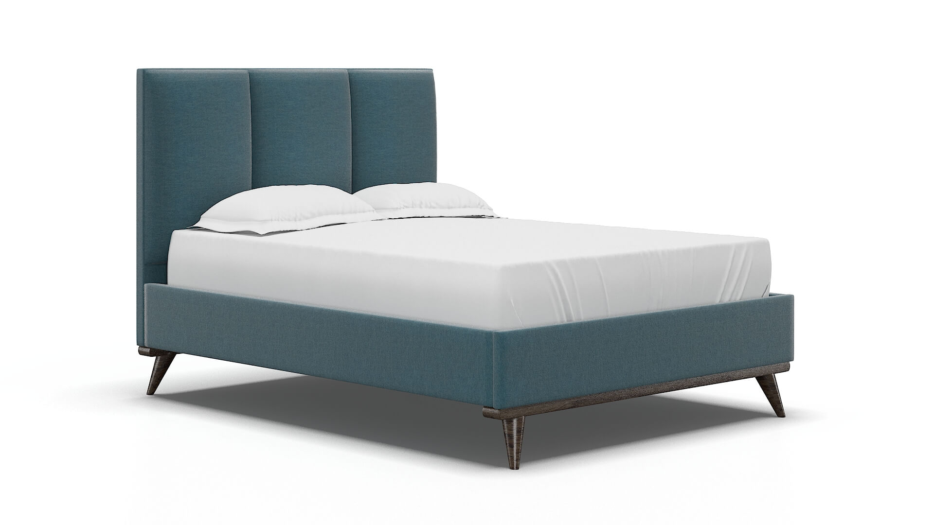 Celine Royale Electric_blue Bed espresso legs 2