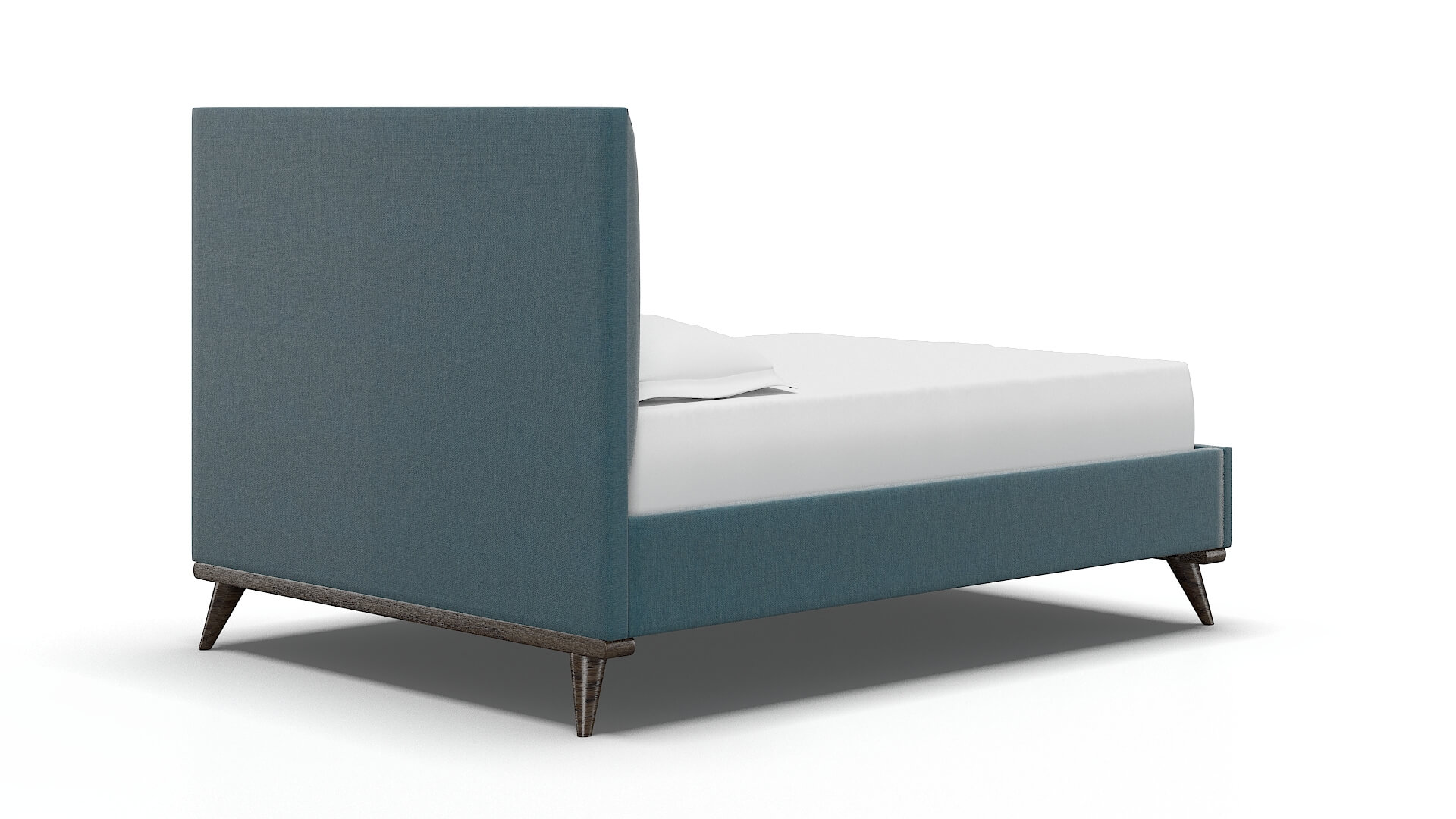Celine Royale Electric_blue Bed espresso legs 4