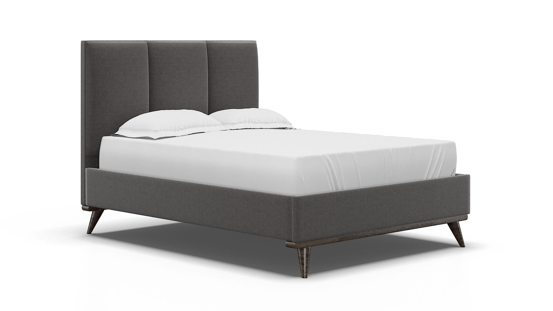 Celine Sasha Grey Bed espresso legs 2