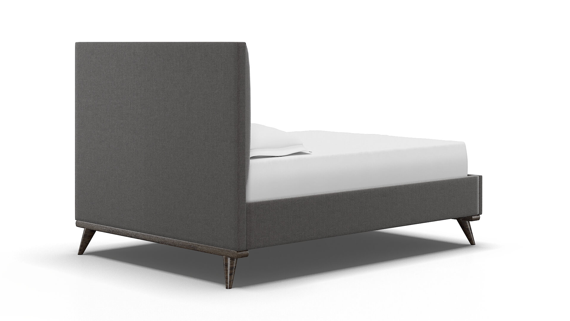 Celine Sasha Grey Bed espresso legs 4