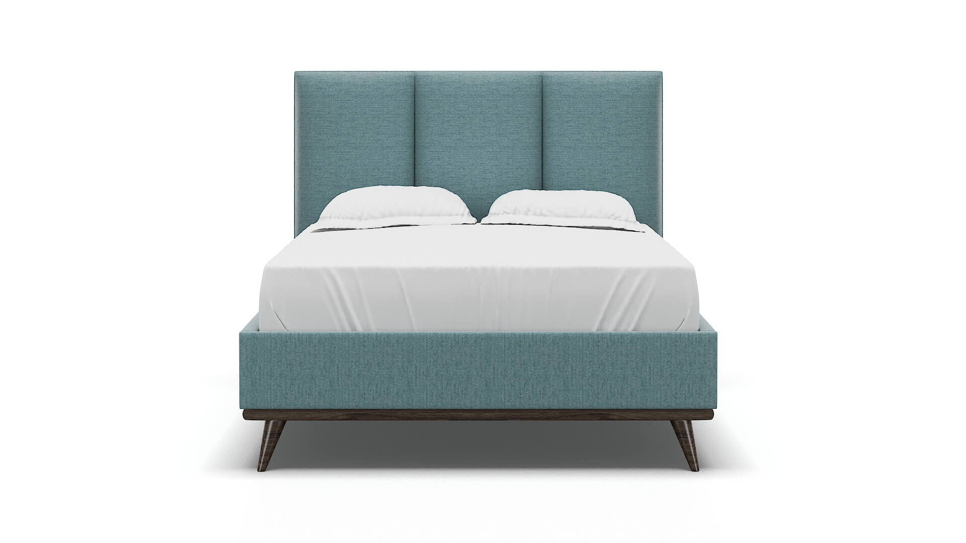 Celine Sasha Teal Bed espresso legs 1