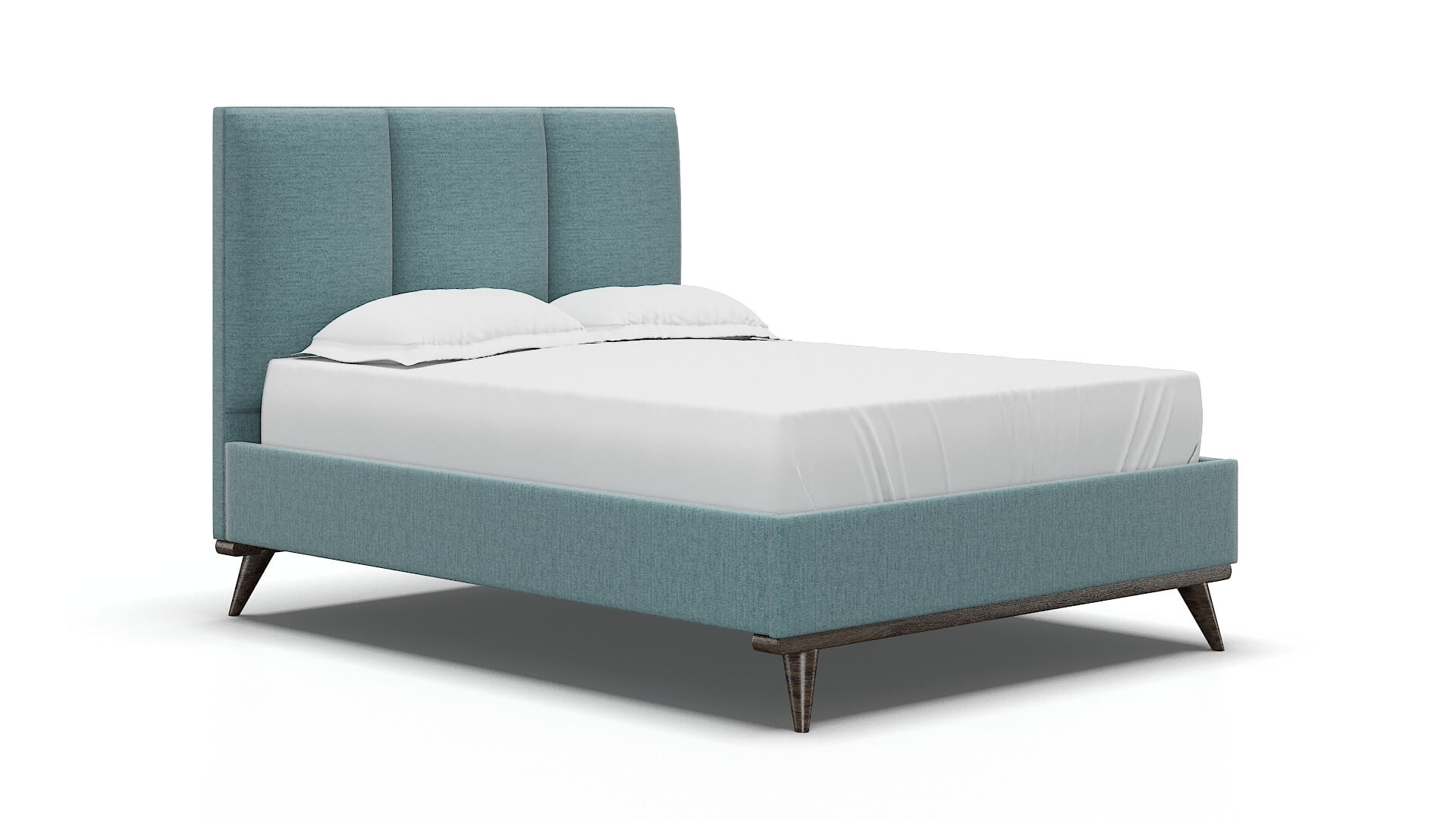 Celine Sasha Teal Bed espresso legs 2