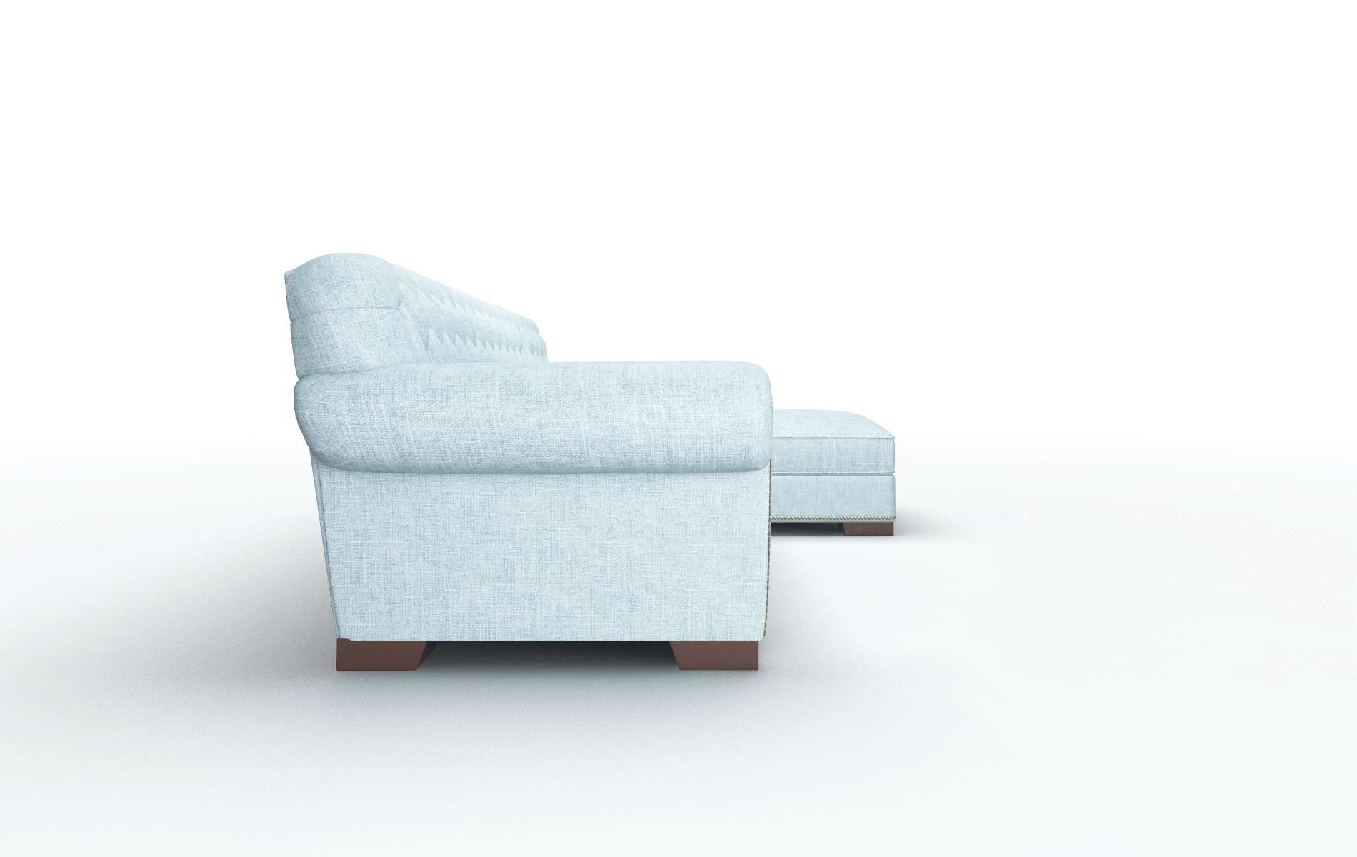 Chester Atlas Turquoise Panel espresso legs 3